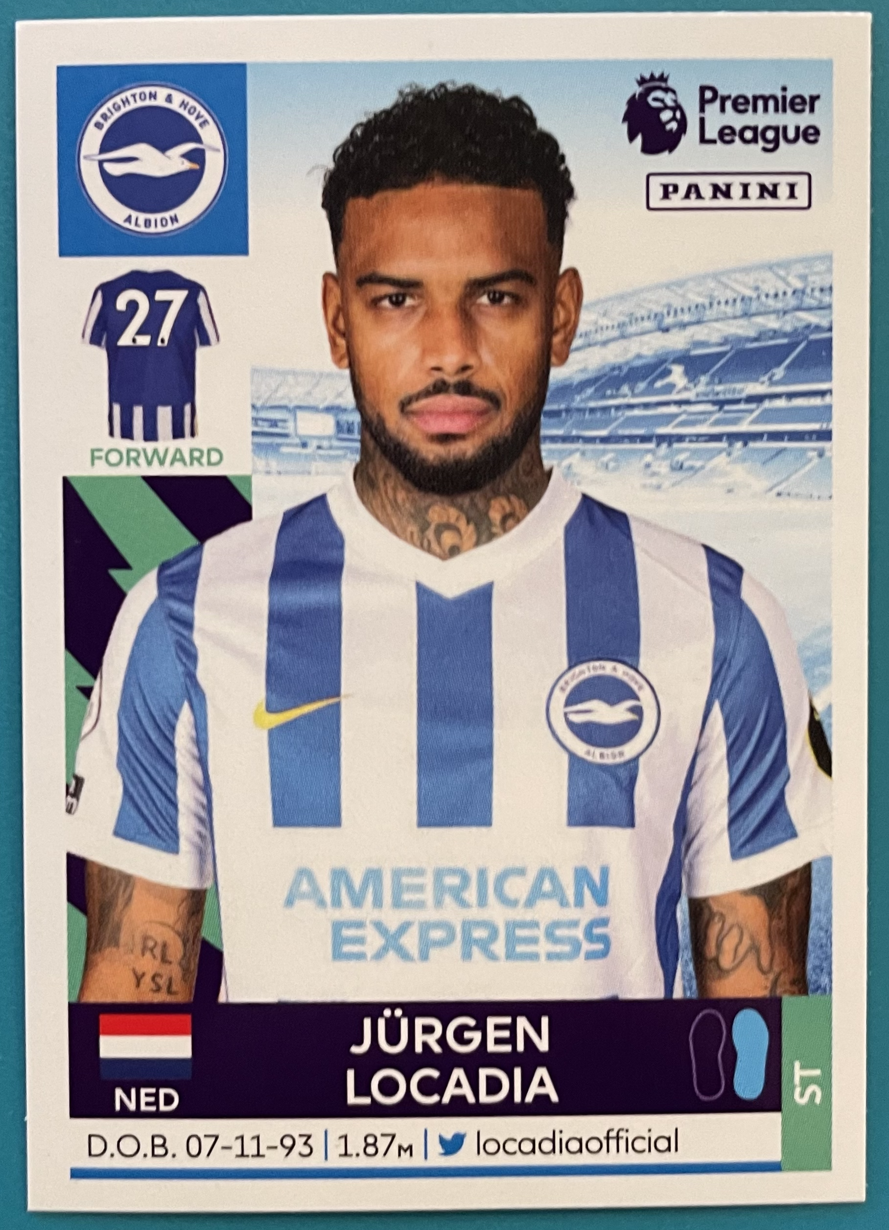 jurgen locadia 2022 panini sticker