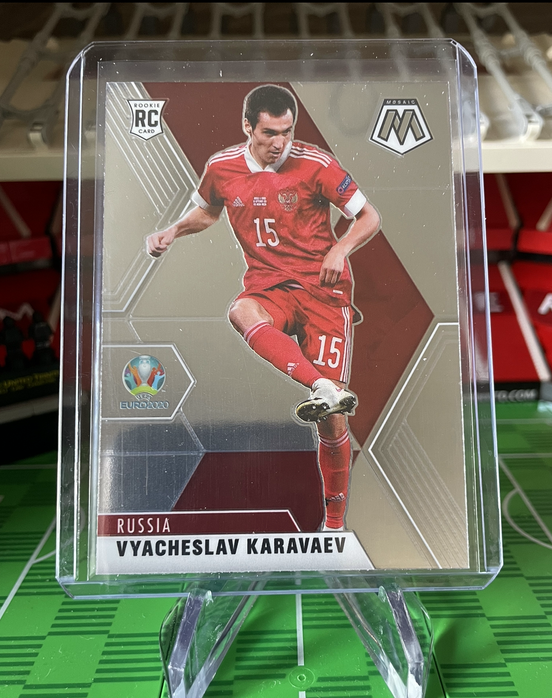 vyacheslav karavaev rookie card panini mosaic euro 2020