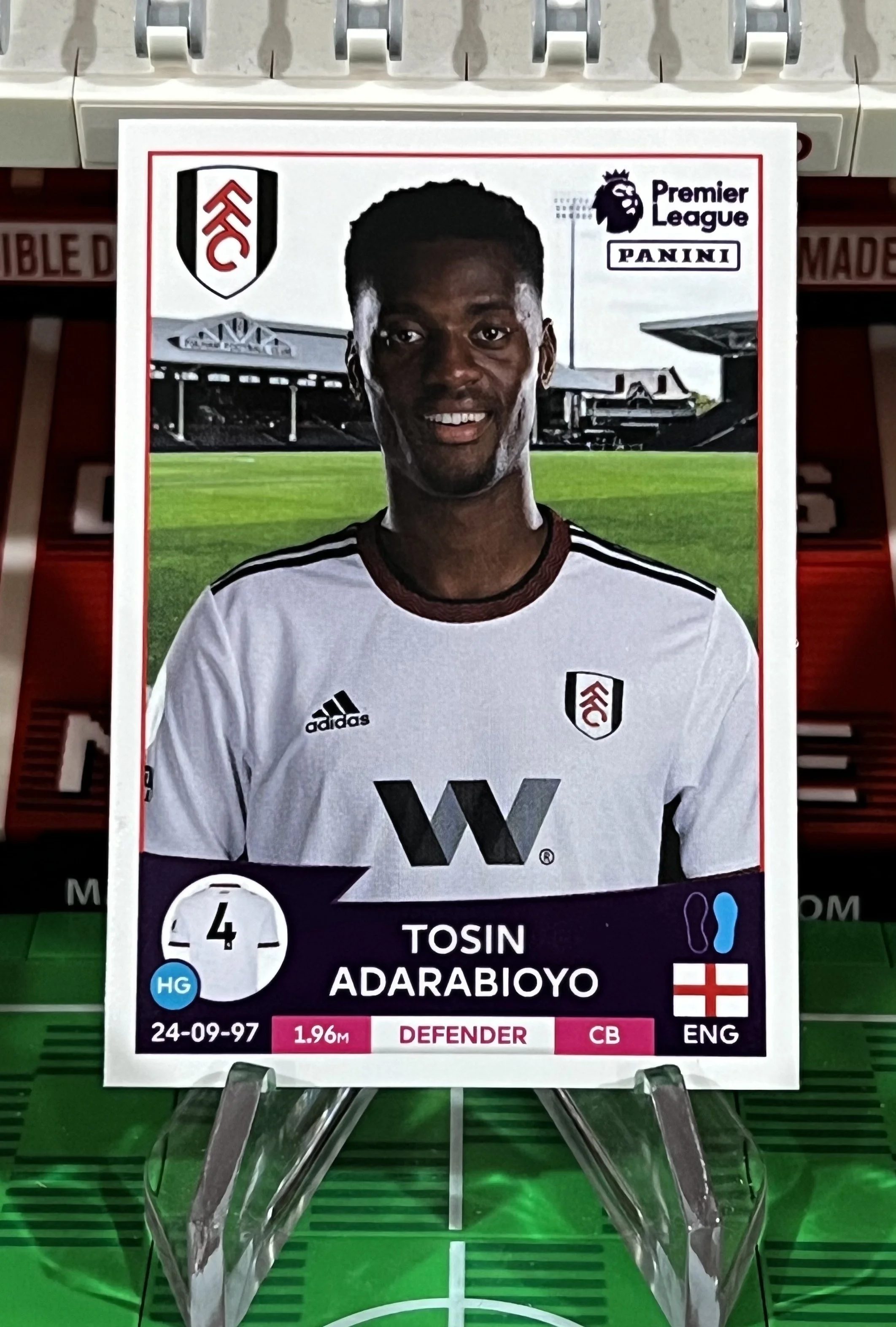 tosin adarabioyo 2023 panini sticker