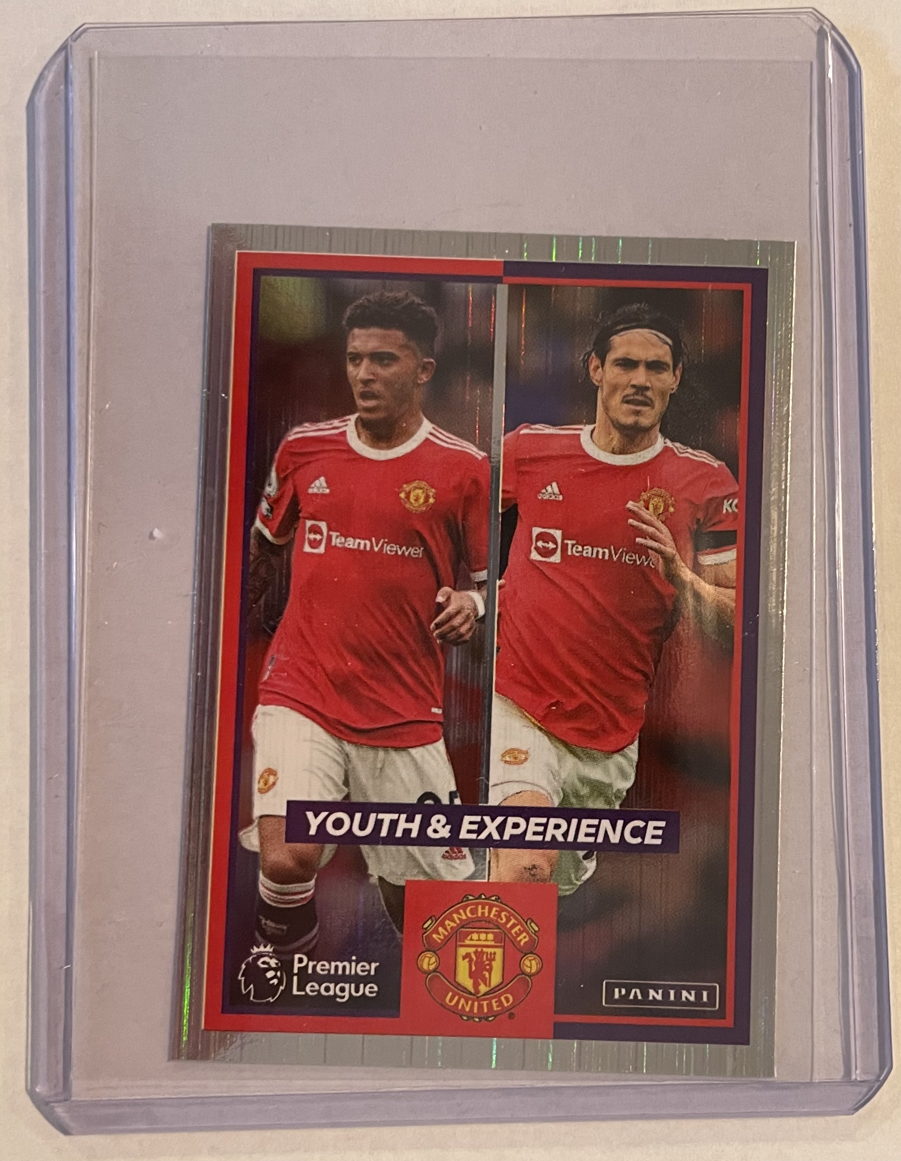 manchester united youth and experience 2022 panini sticker