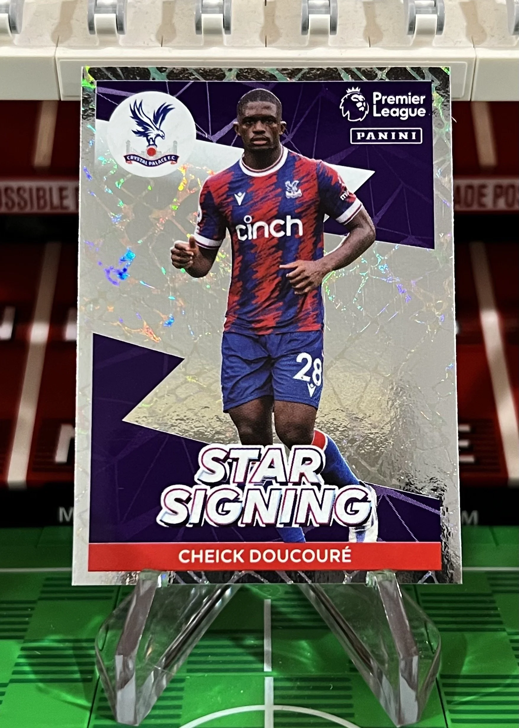 cheick doucoure 2023 panini star signing sticker