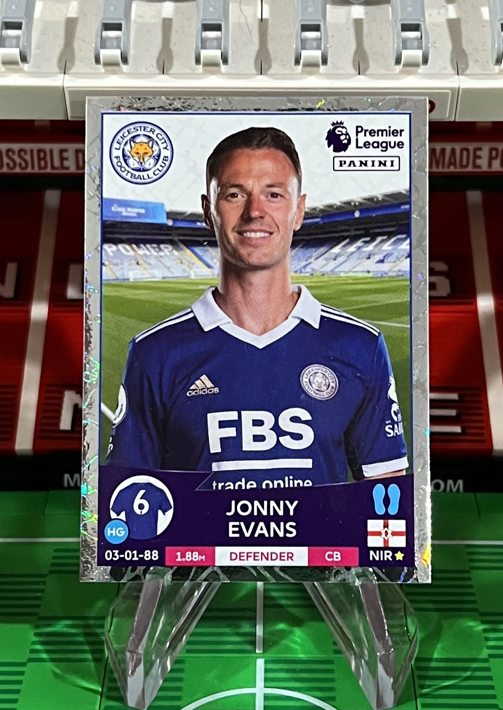 jonny evans 2023 panini sticker