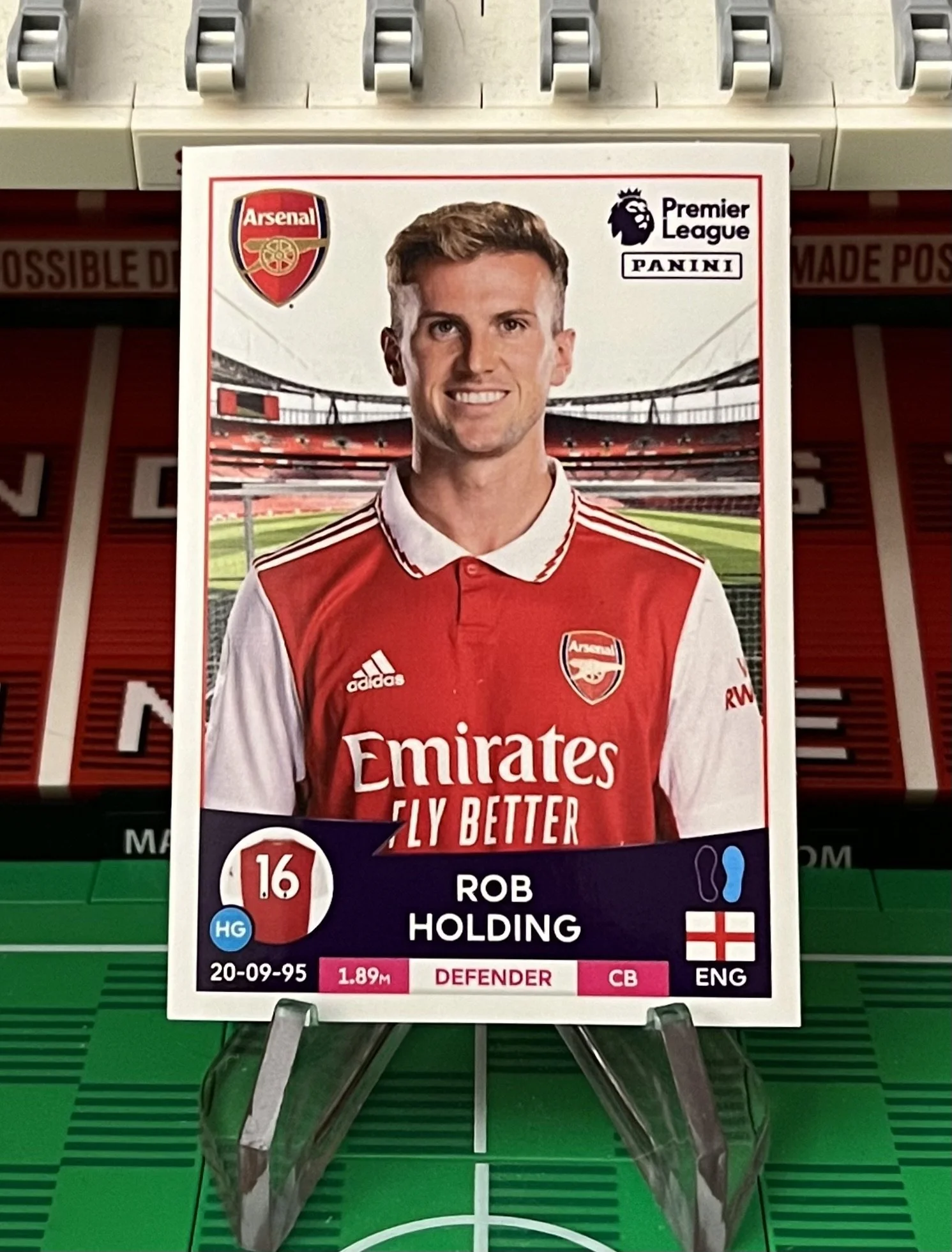 rob holding 2023 panini sticker