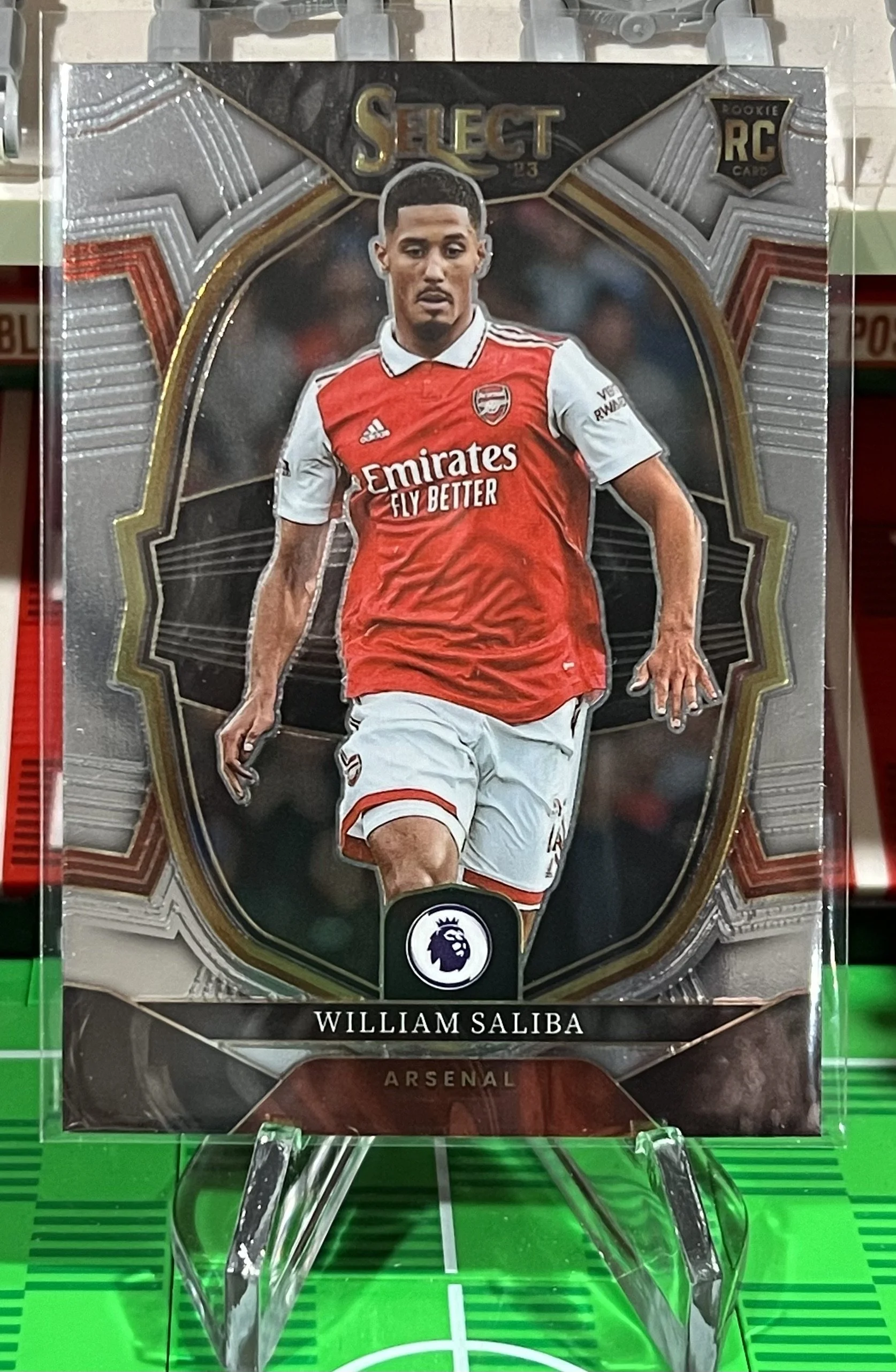 william saliba rookie card william saliba 2023 Panini Select Card