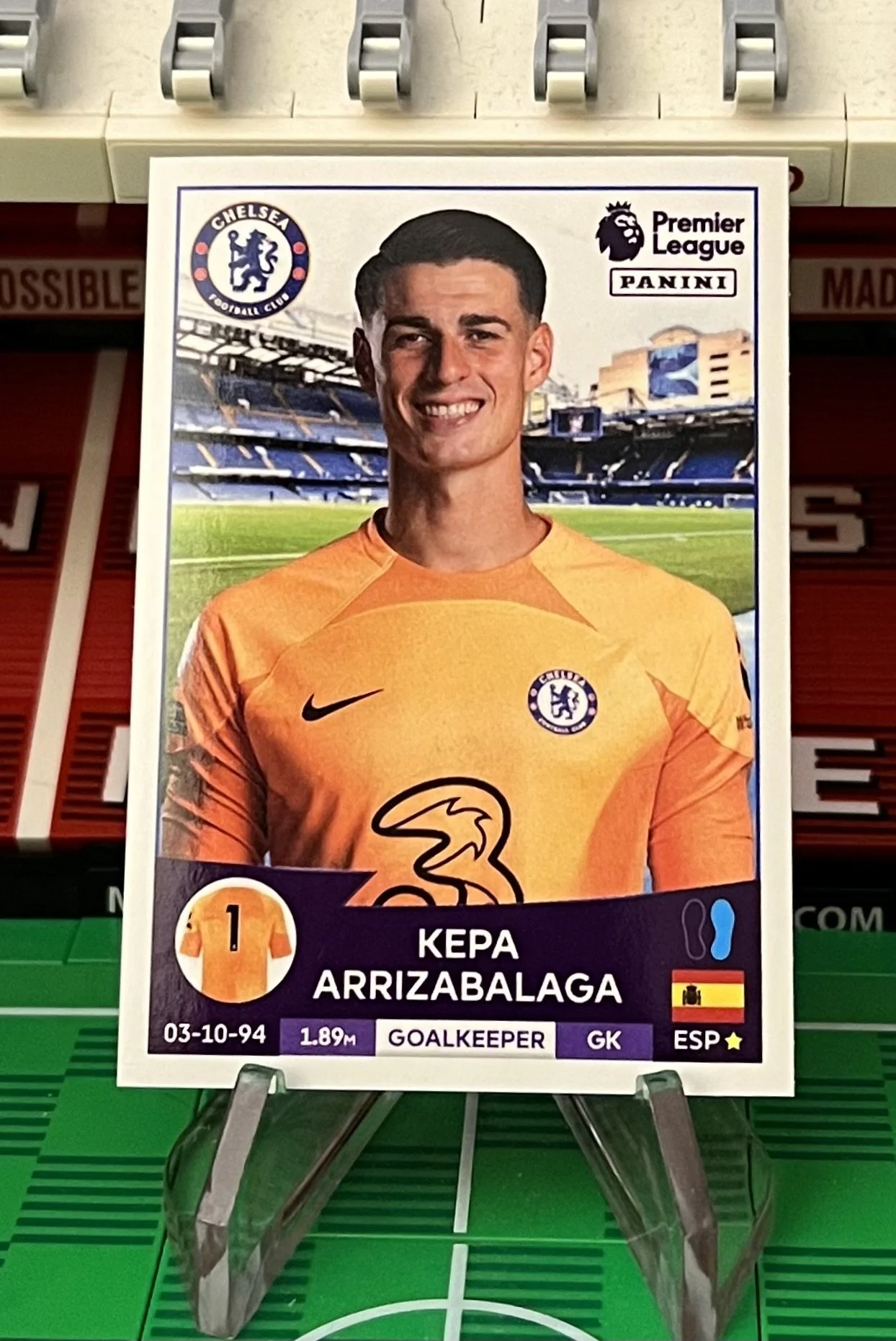 kepa arrizabalaga 2023 panini sticker
