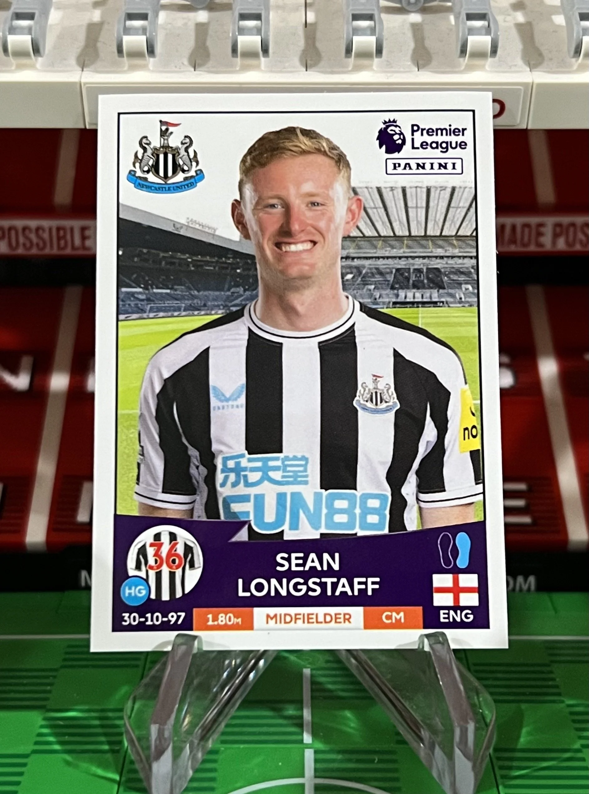 sean longstaff 2023 panini sticker