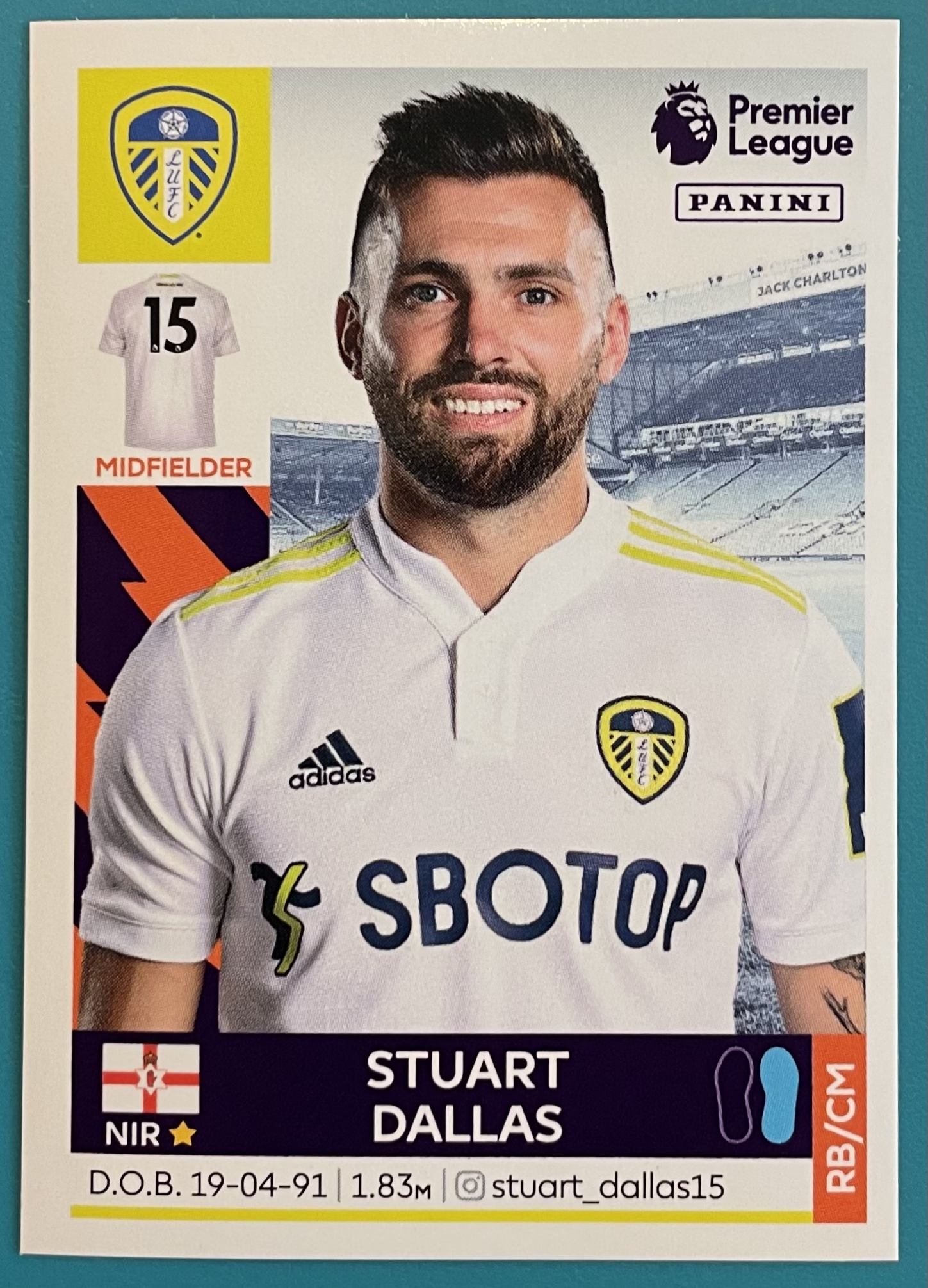 stuart dallas 2022 panini sticker