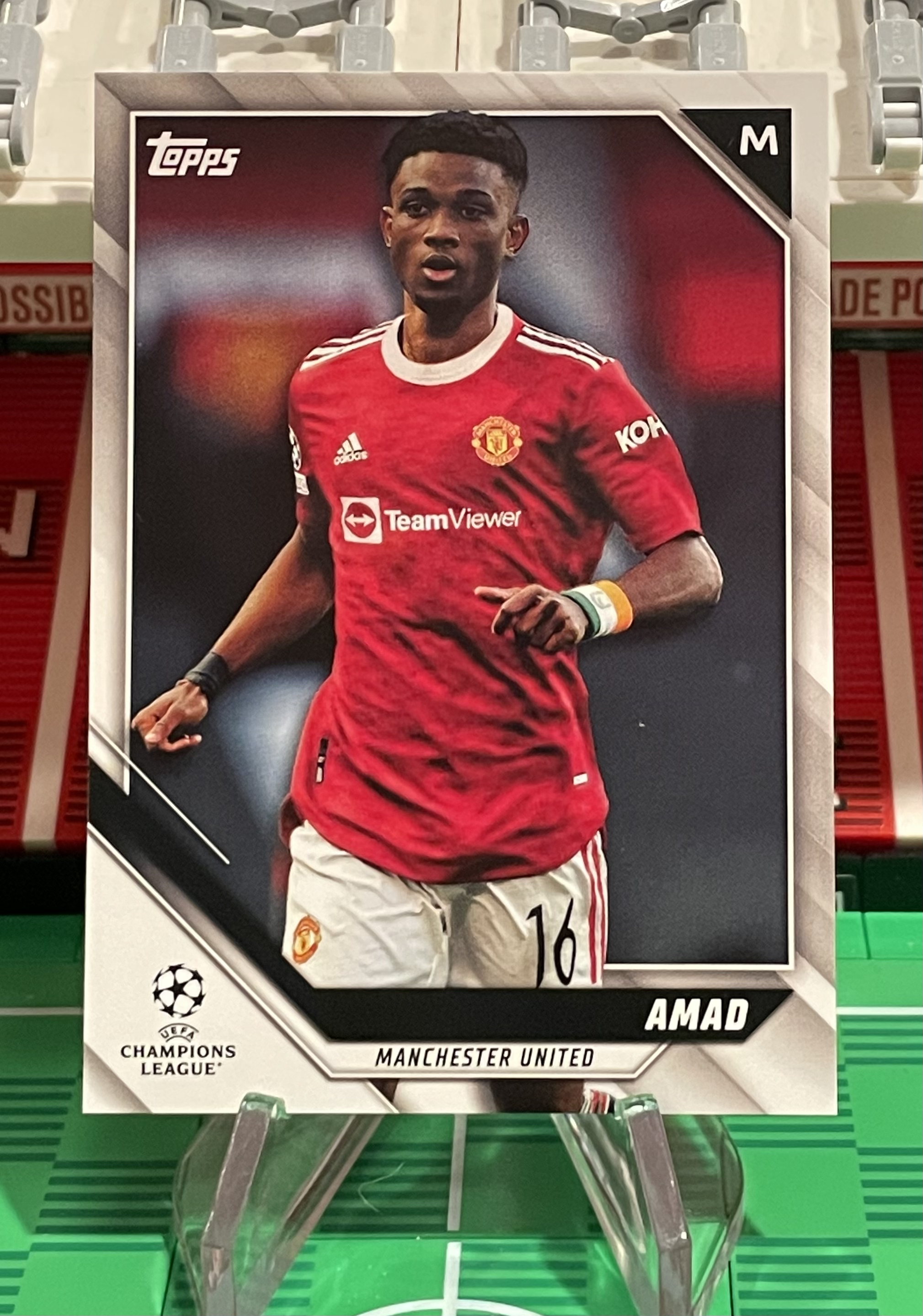 amad 2022 topps uefa champions league card
