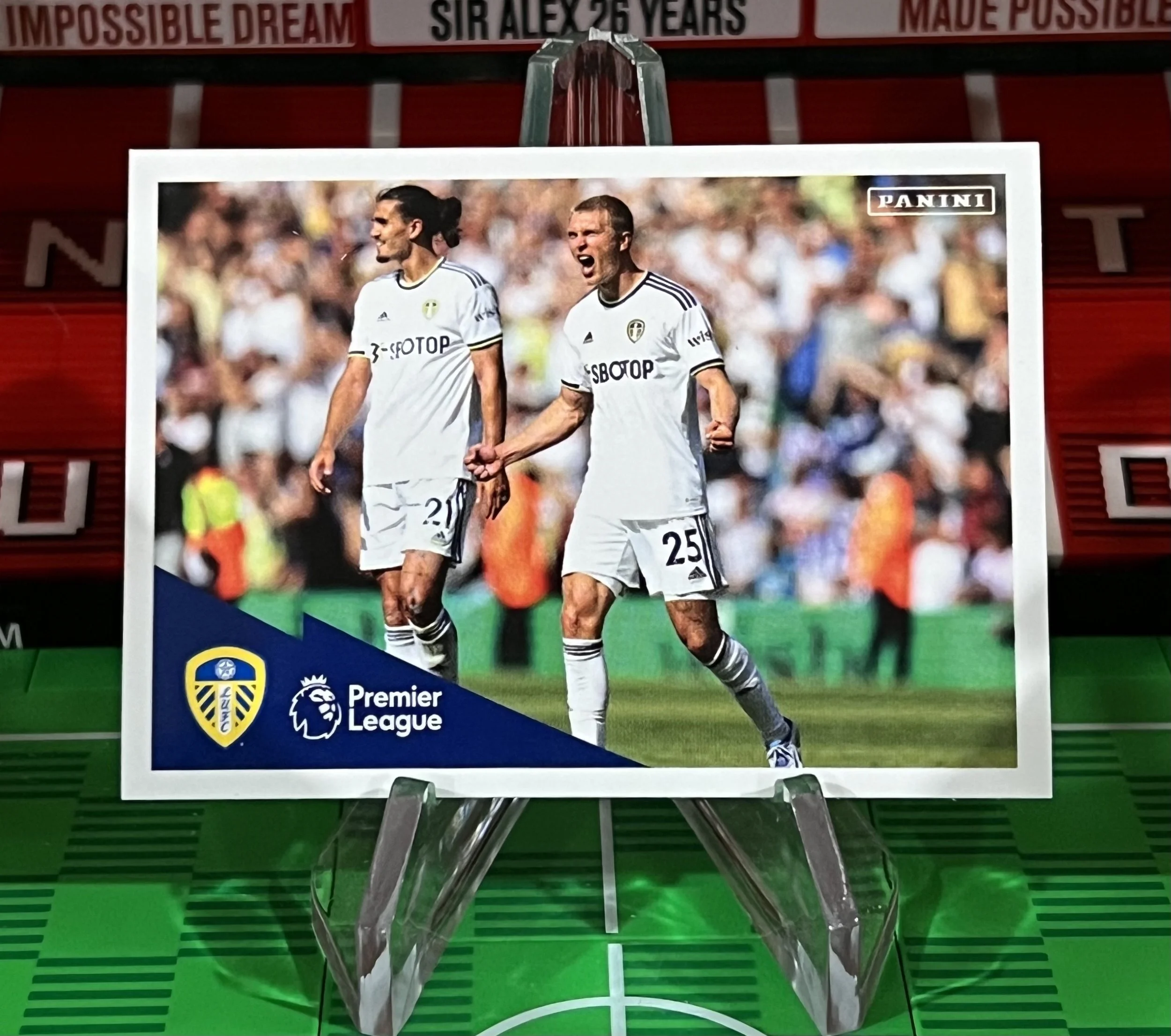 leeds united 2023 panini celebration sticker