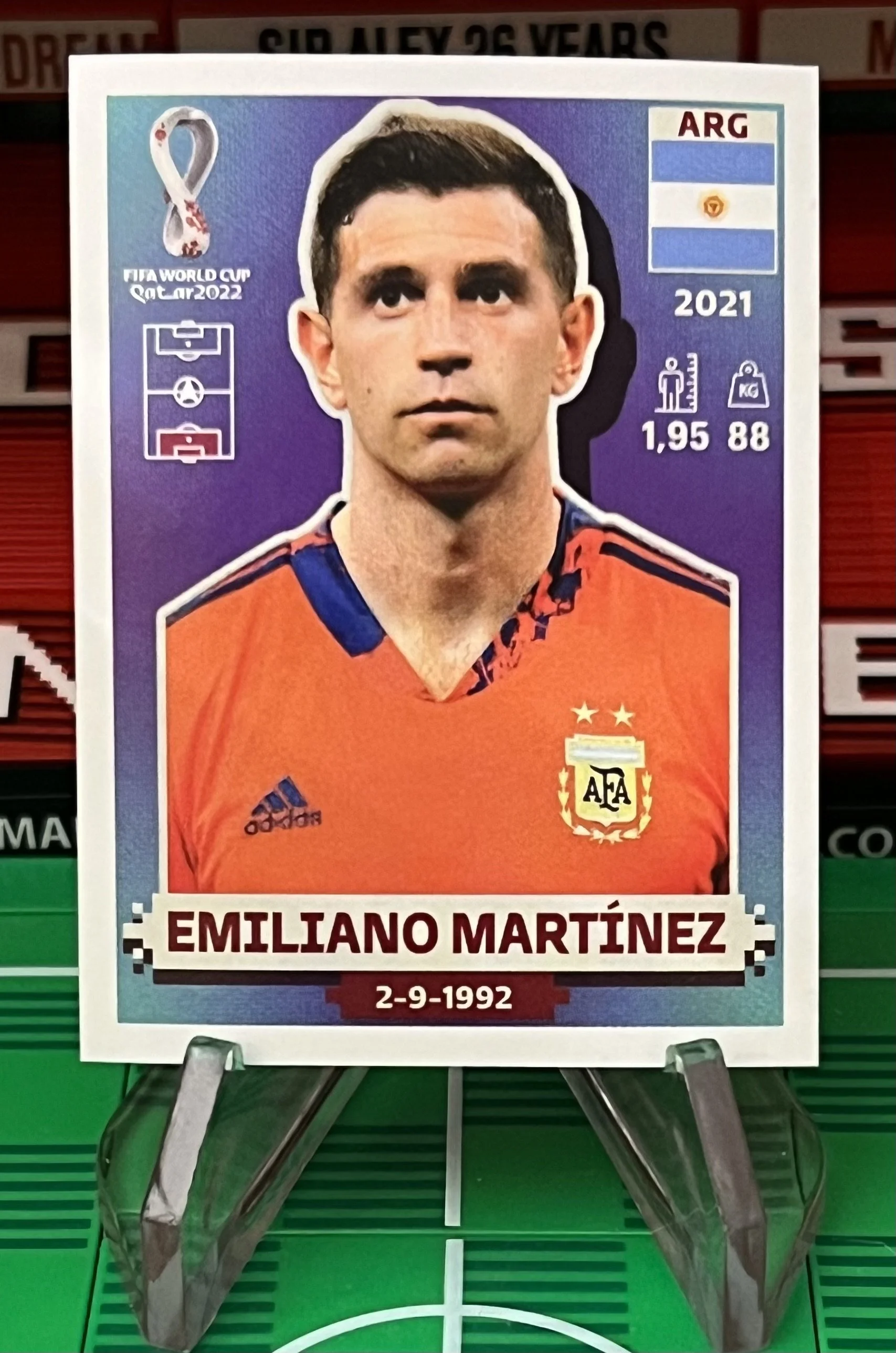 emiliano martinez world cup qatar panini sticker