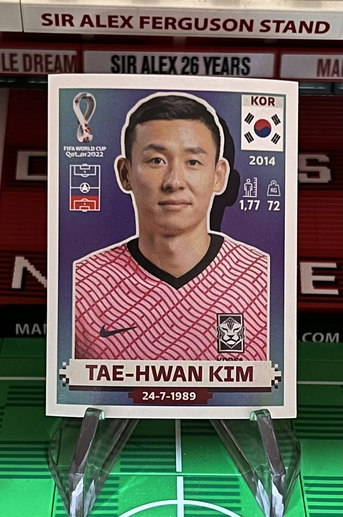 tae hwan kim world cup qatar panini sticker