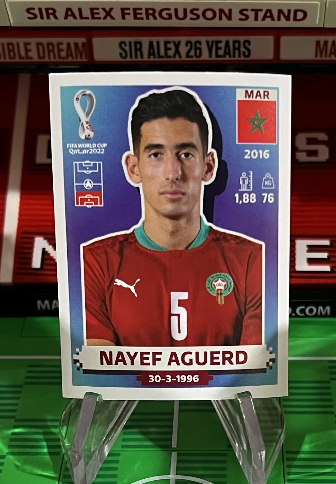 nayef aguerd world cup qatar panini sticker