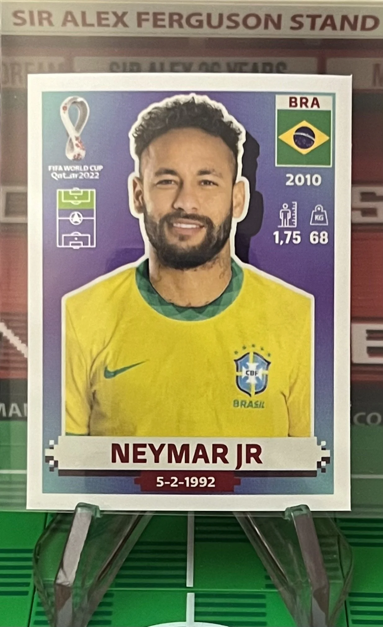neymar jr world caup qatar panini sticker