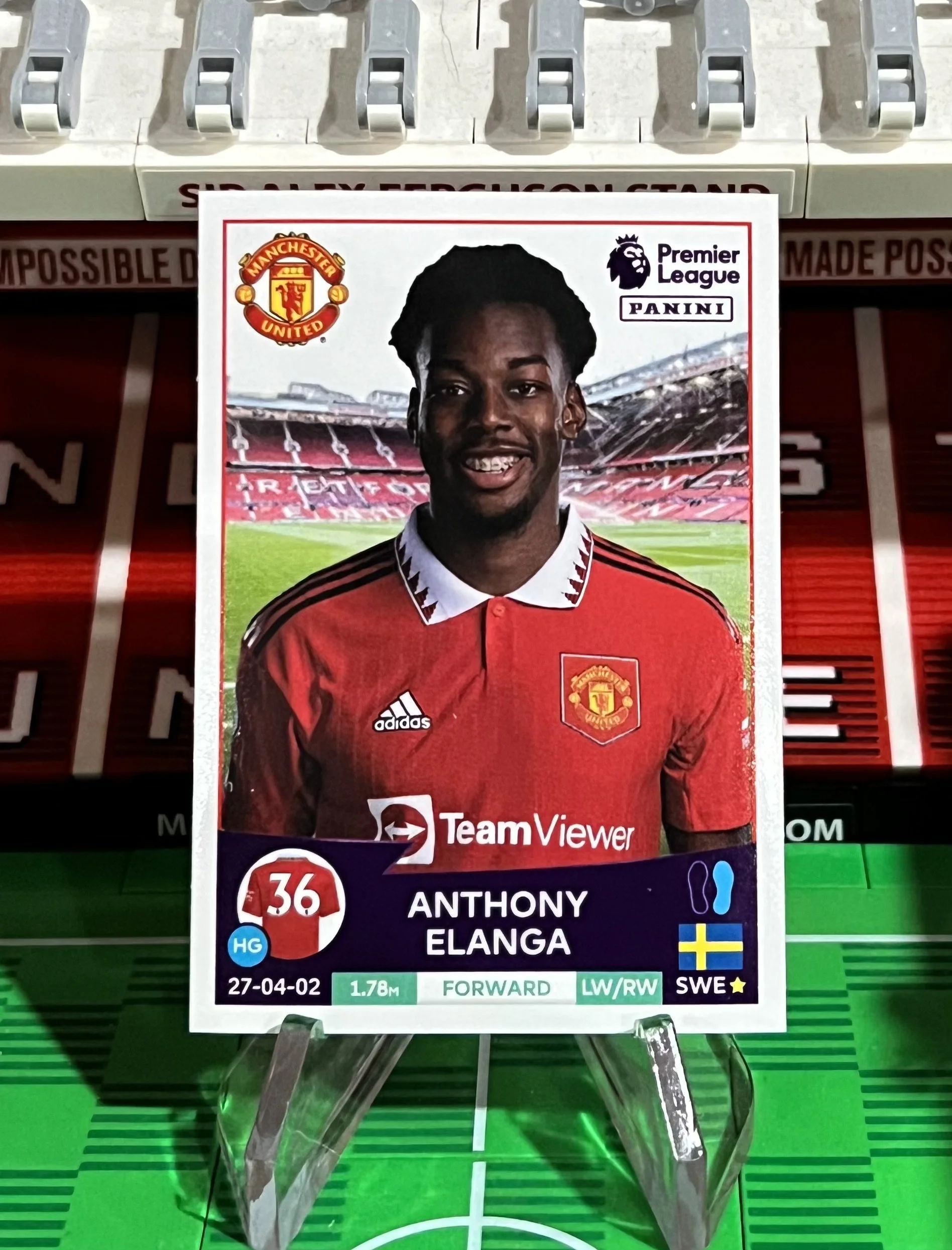 anthony elanga 2023 panini sticker