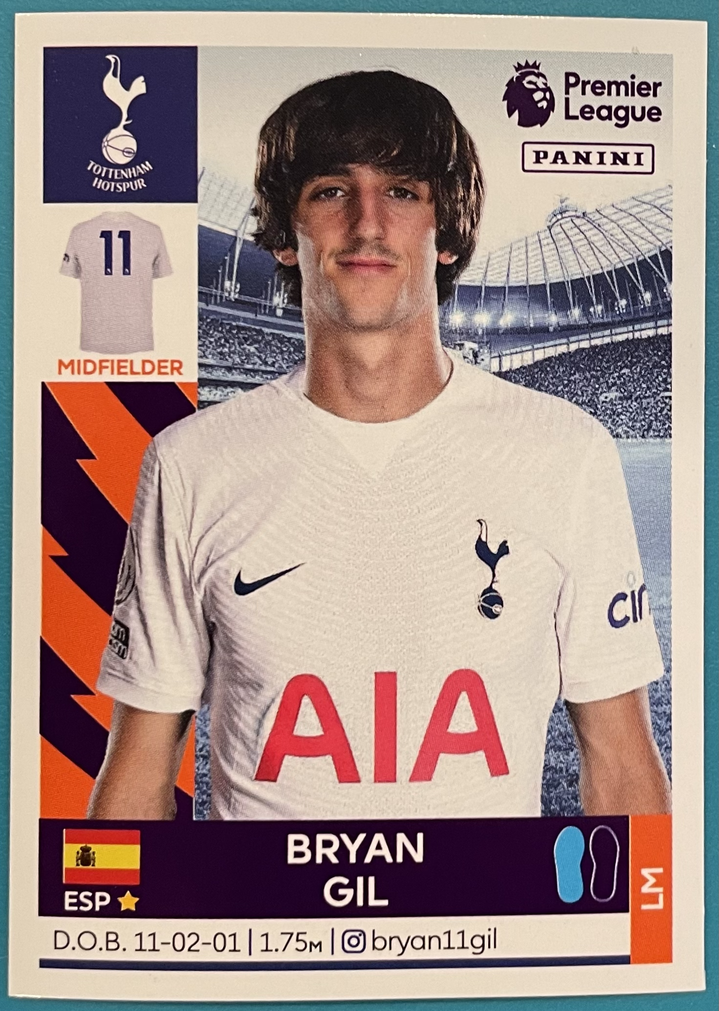 bryan gil 2022 panini sticker