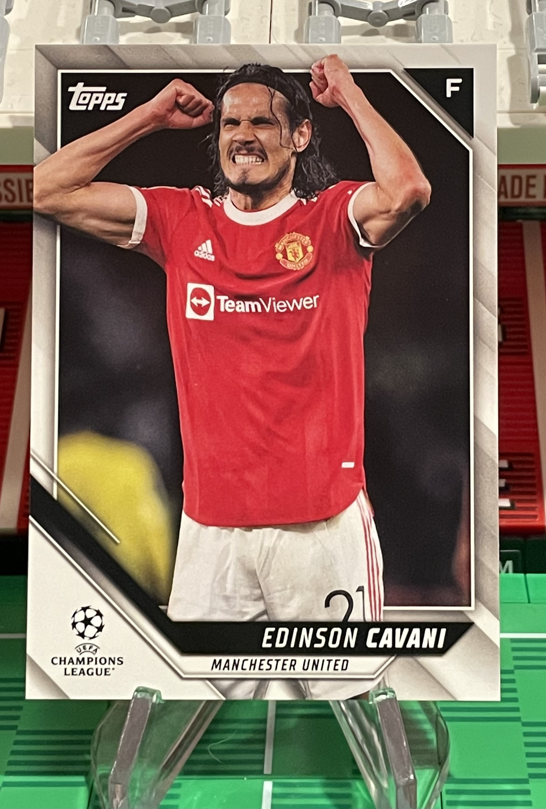 edison cavani 2022 topps uefa champions league card
