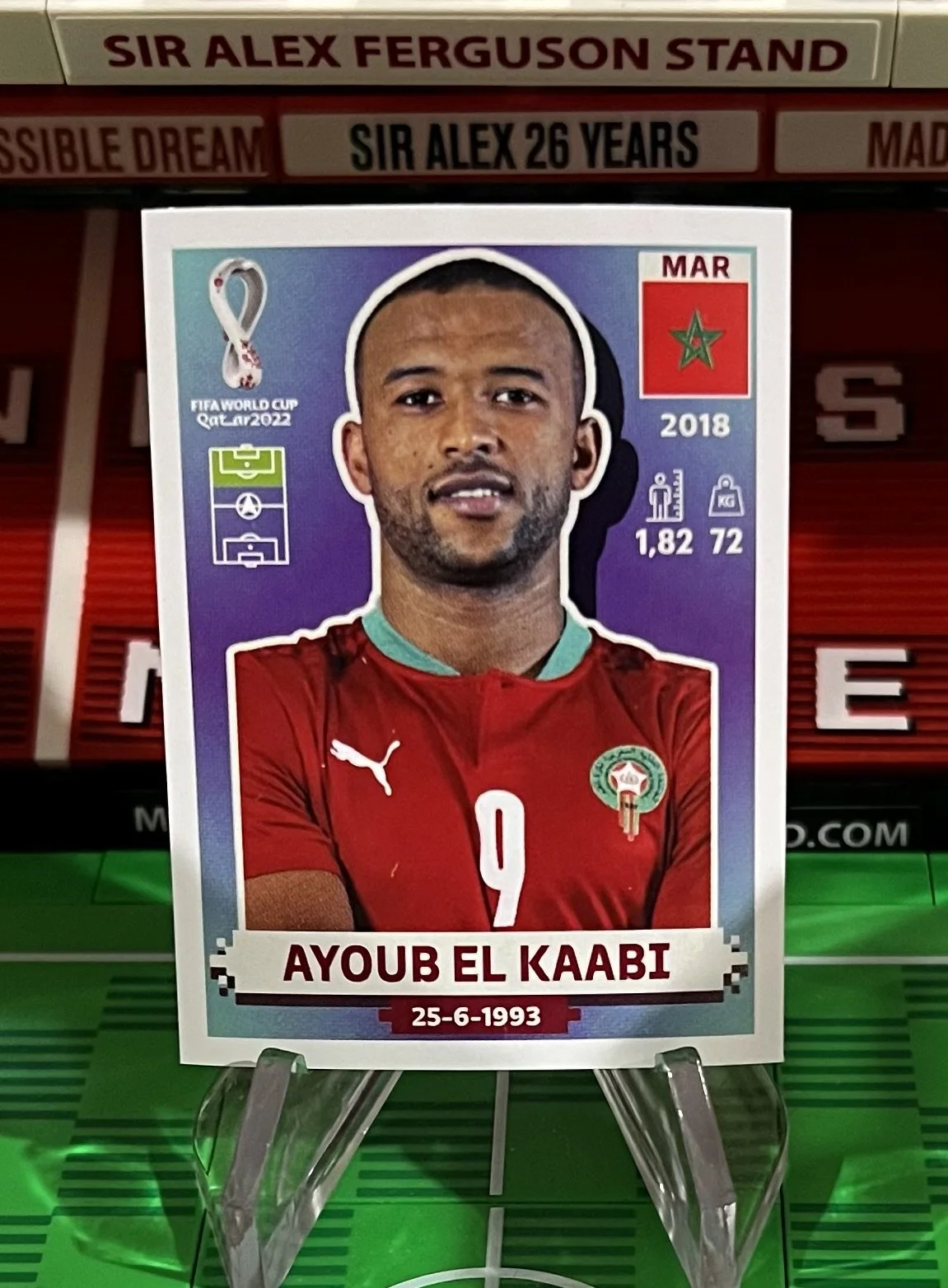 ayoub el kaabi world cup qatar panini sticker