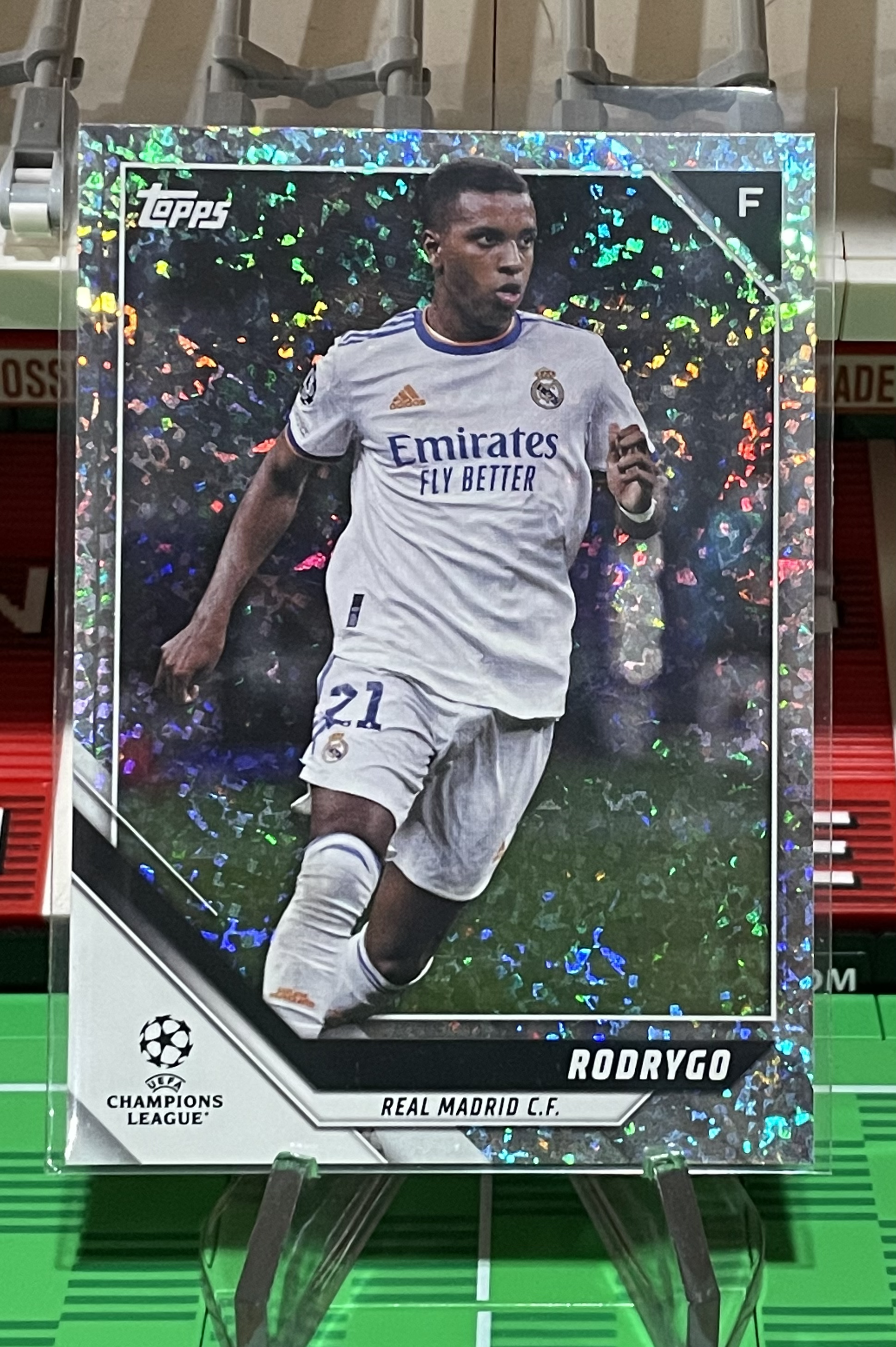 rodrygo 2022 topps uefa champions league card