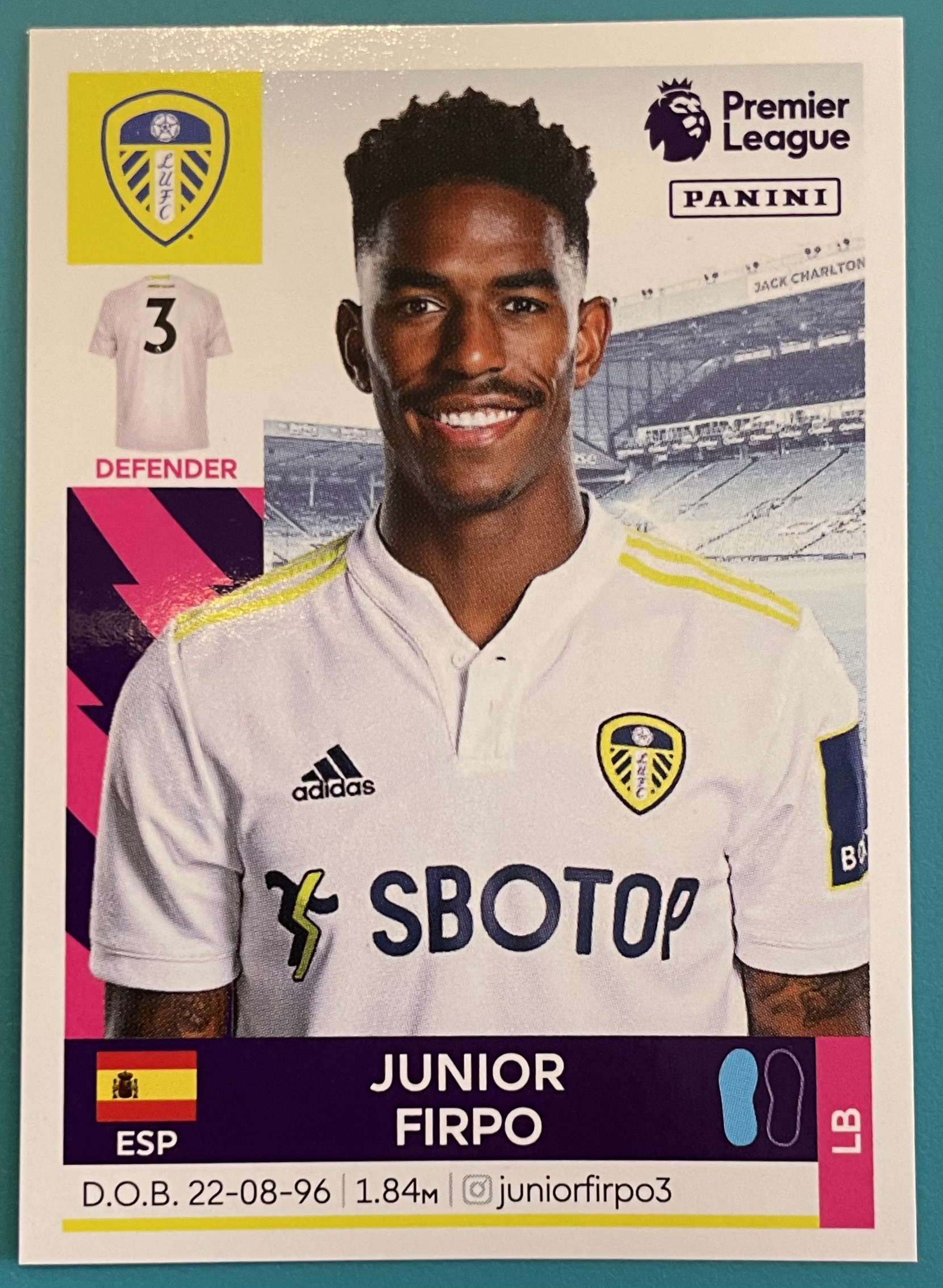 junior firpo 2022 panini sticker
