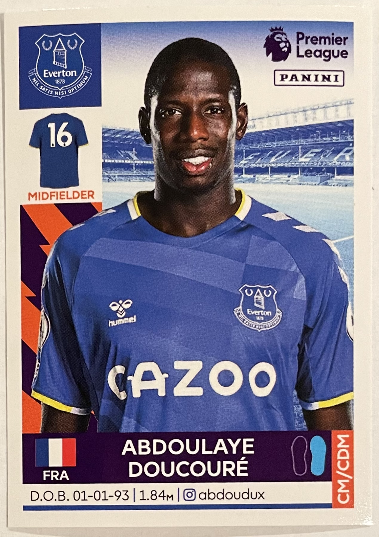 abdoulaye doucoure 2022 panini sticker