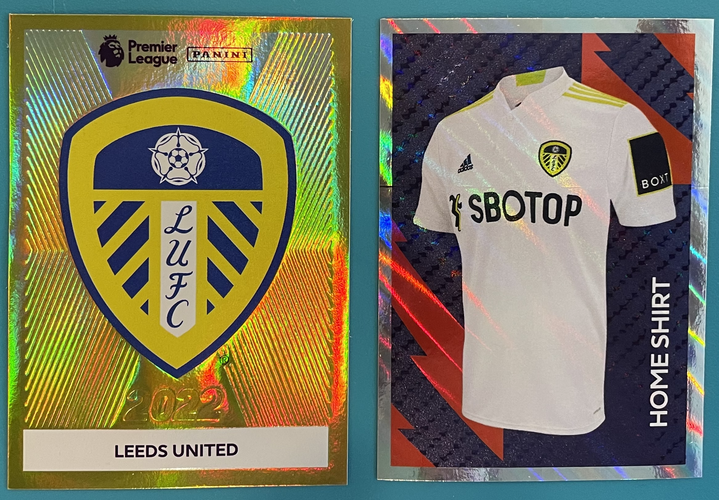 leeds united 2022 panini sticker