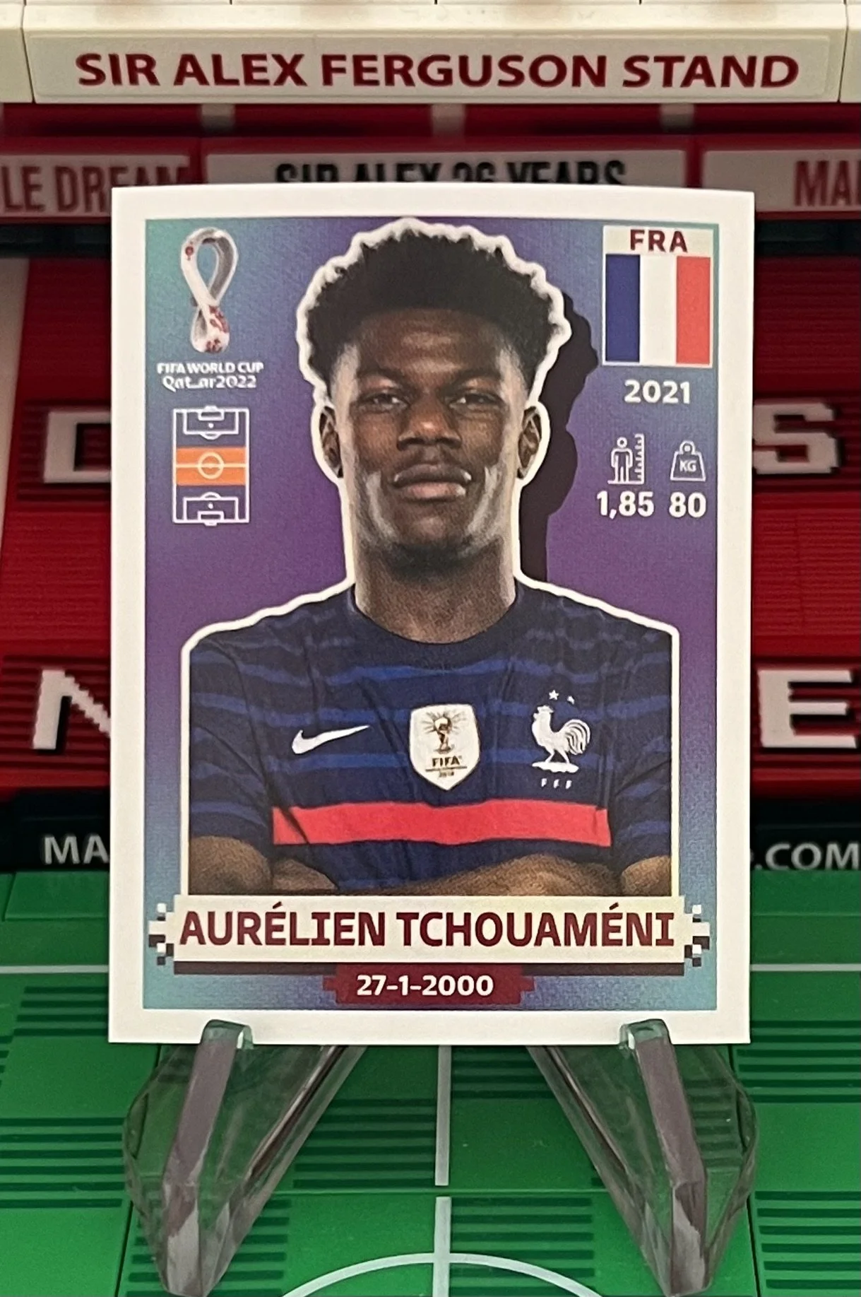 aurelien tchouameni world cup qatar panini sticker