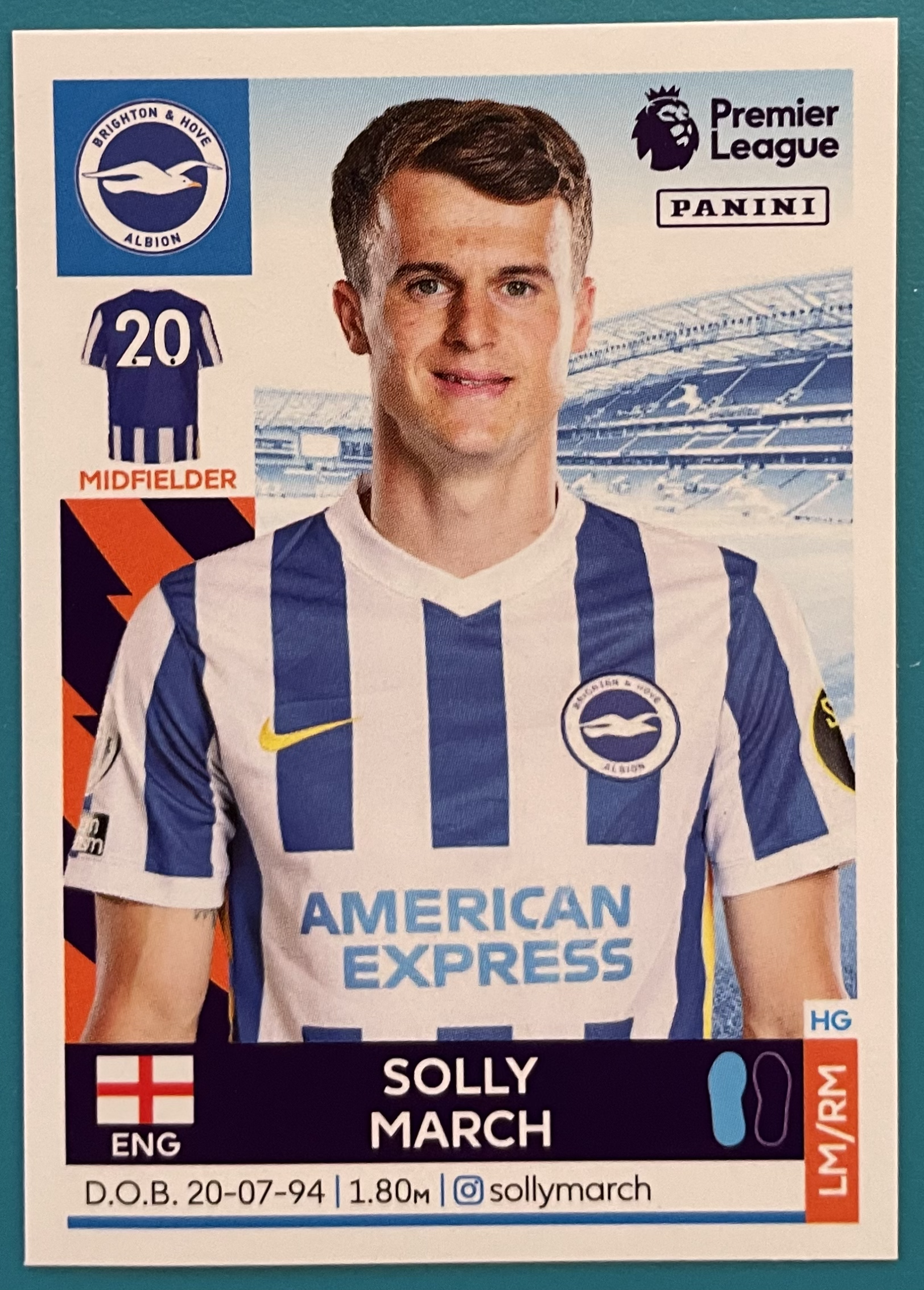 solly march 2022 panini sticker