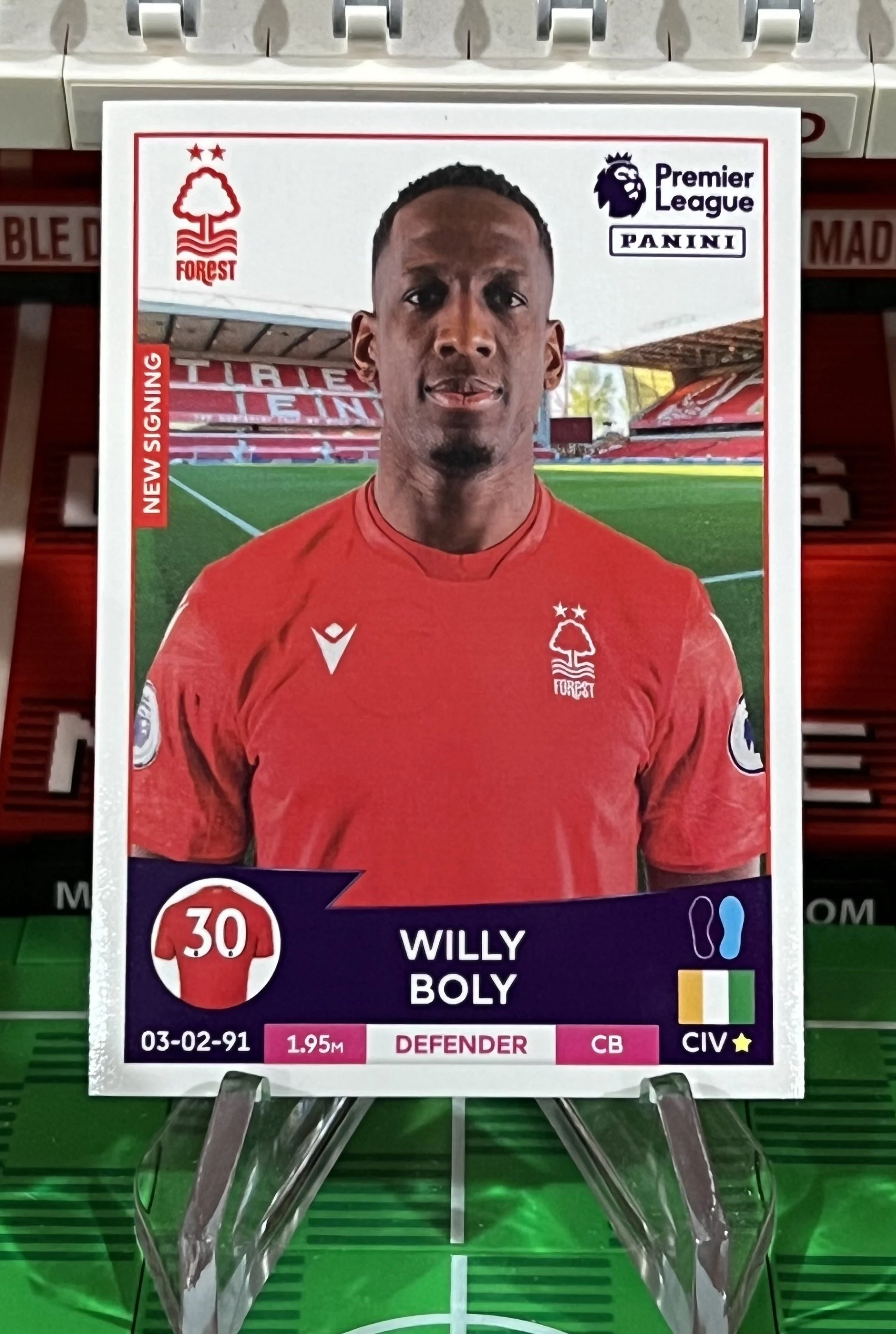 willy boly 2023 panini sticker