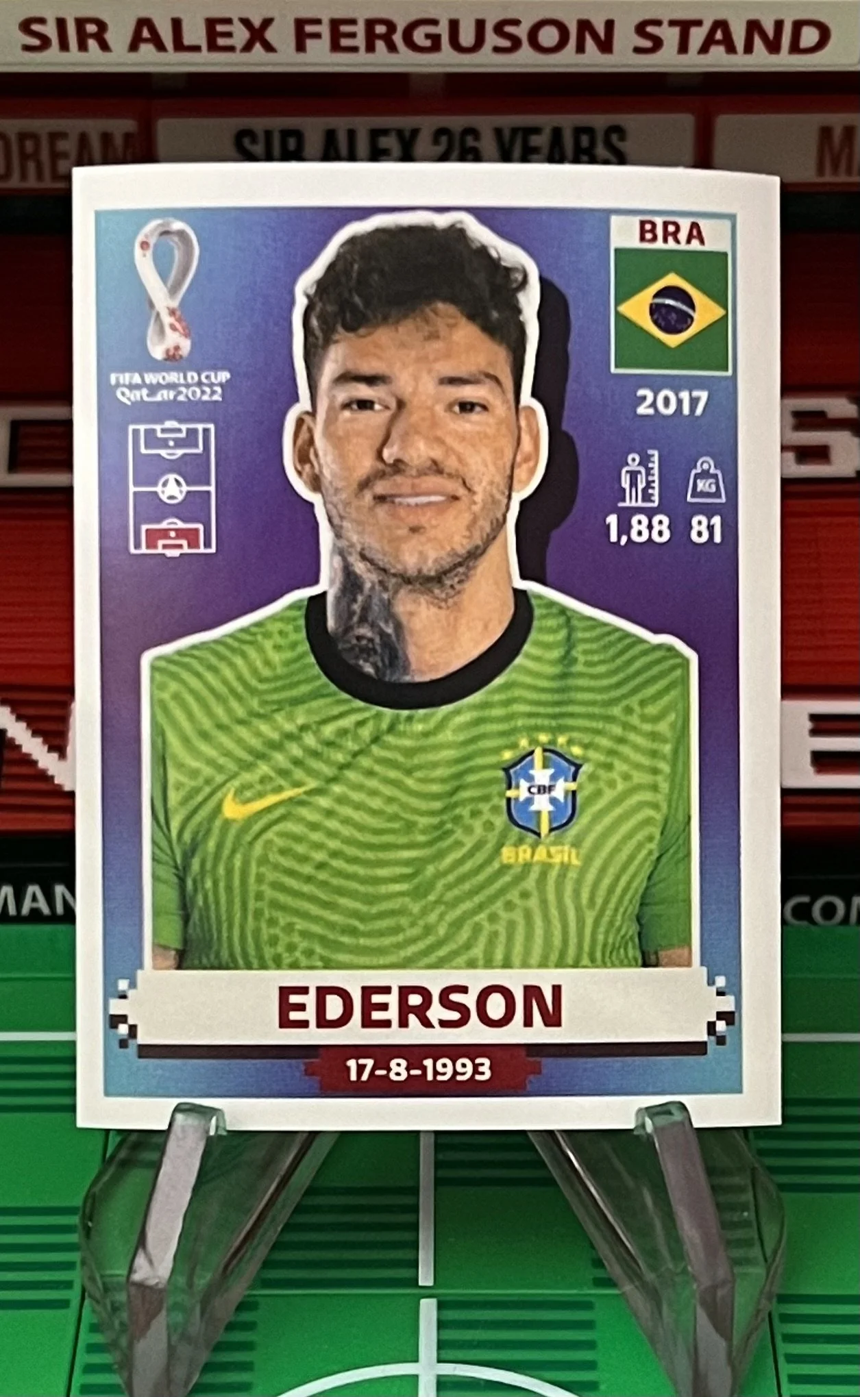 ederson world cup qatar panini sticker