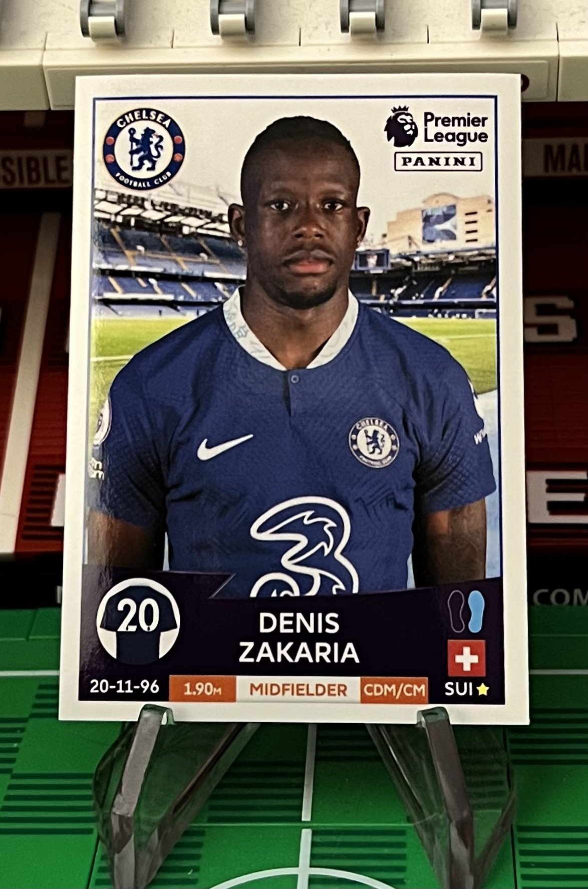 denis zakaria 2023 panini sticker