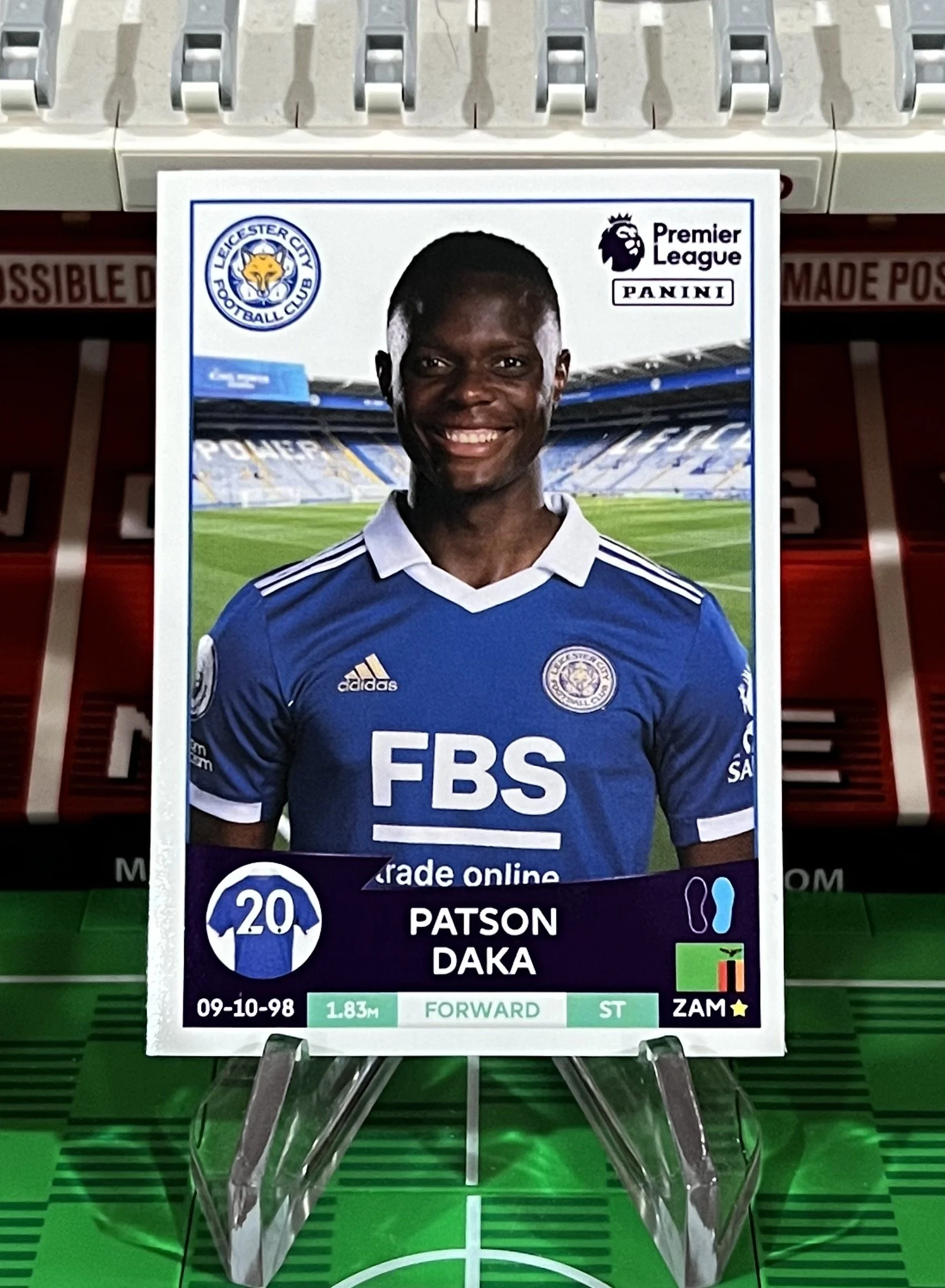 patson daka 2023 panini sticker