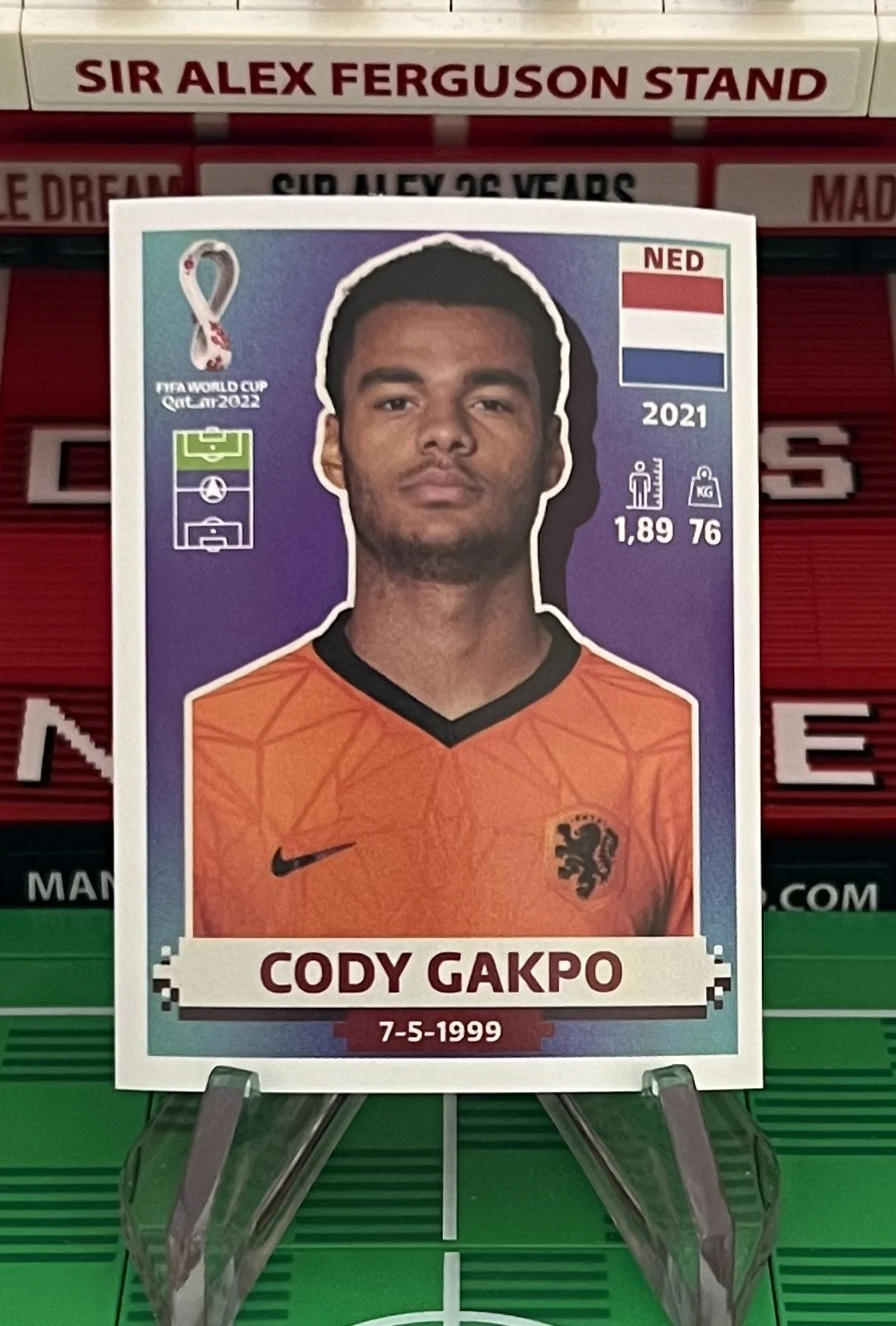 cody gakpo world cup qatar panini sticker
