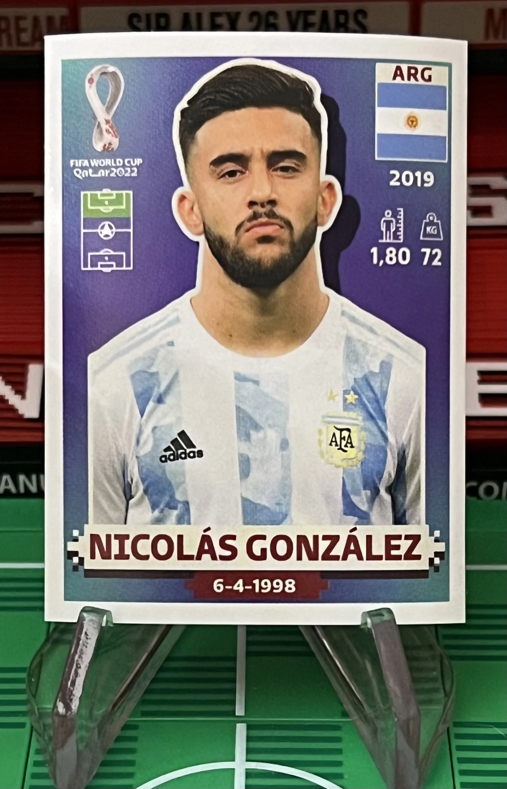 nicolas gonzalez world cup qatar panini sticker
