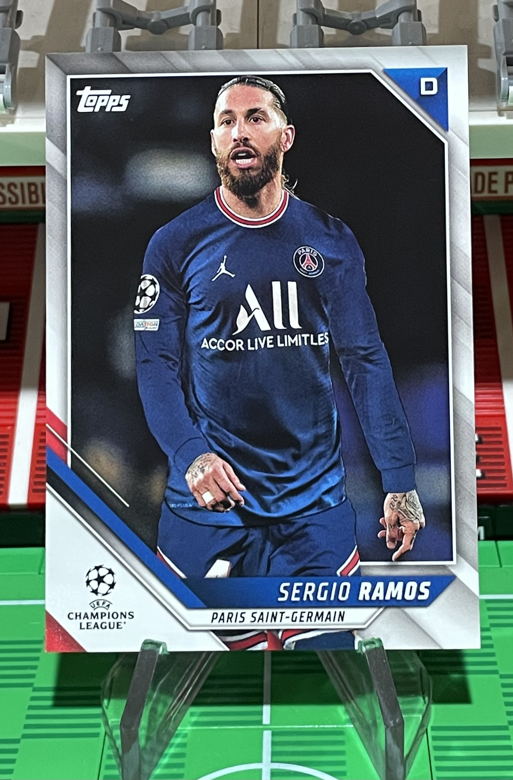 sergio ramos 2021:22 Topps UEFA Champions League Card