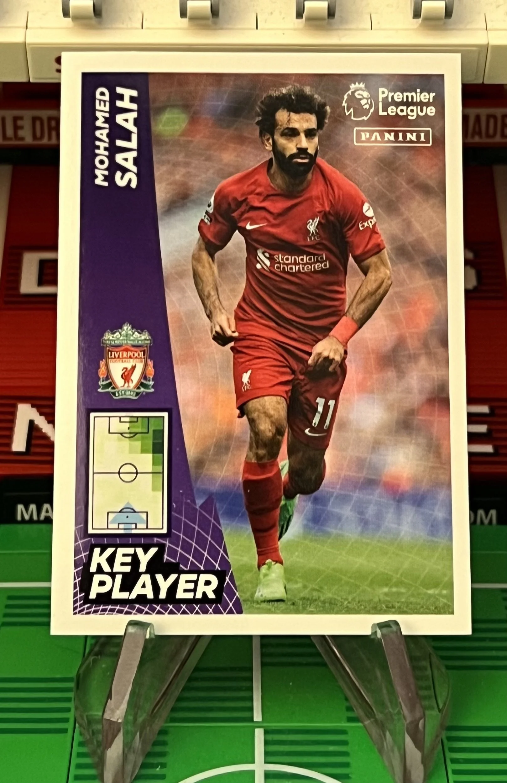 mohamed salah 2023 panini key player sticker