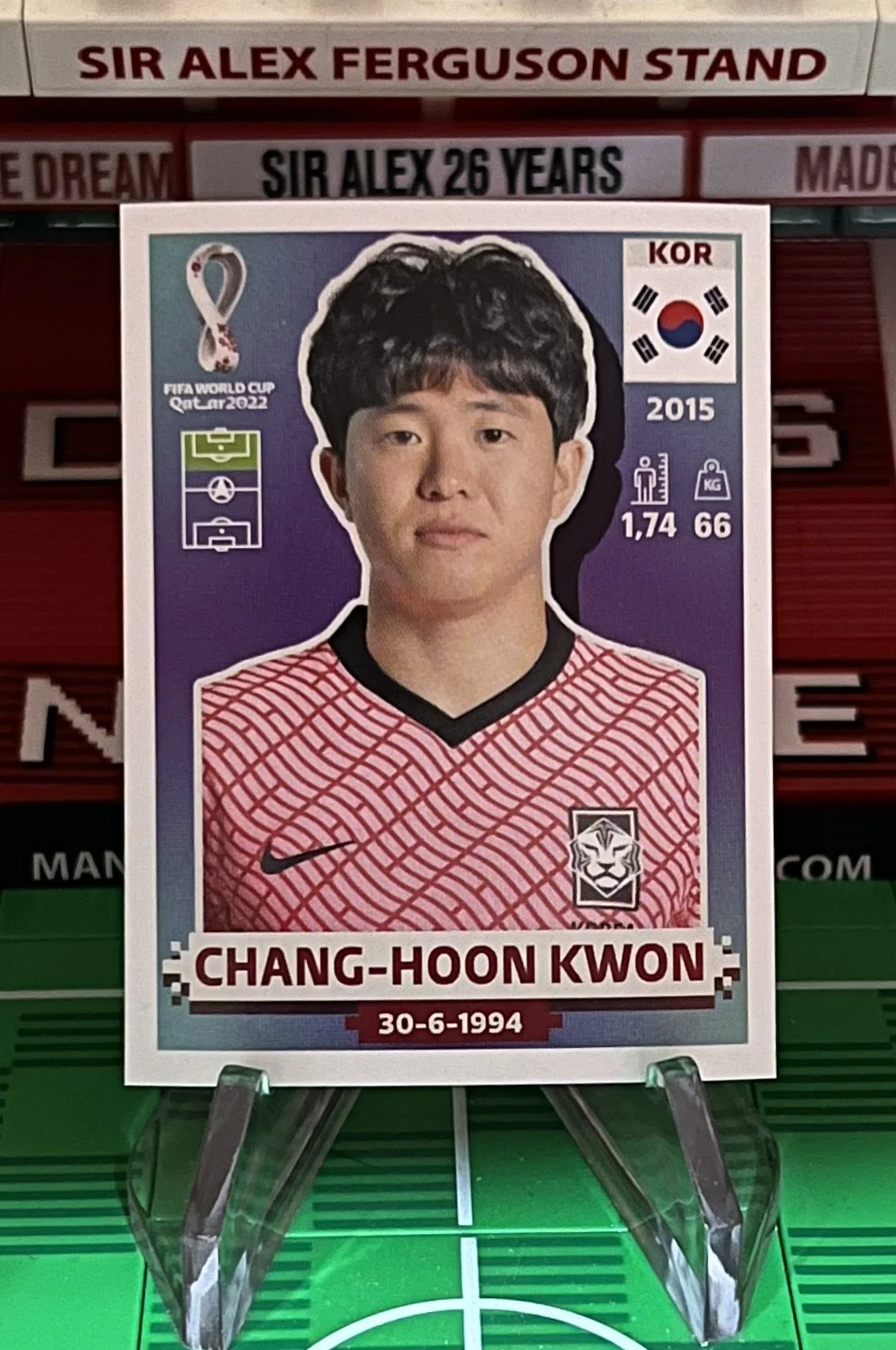 chang hoon kwon world cup qatar panini sticker