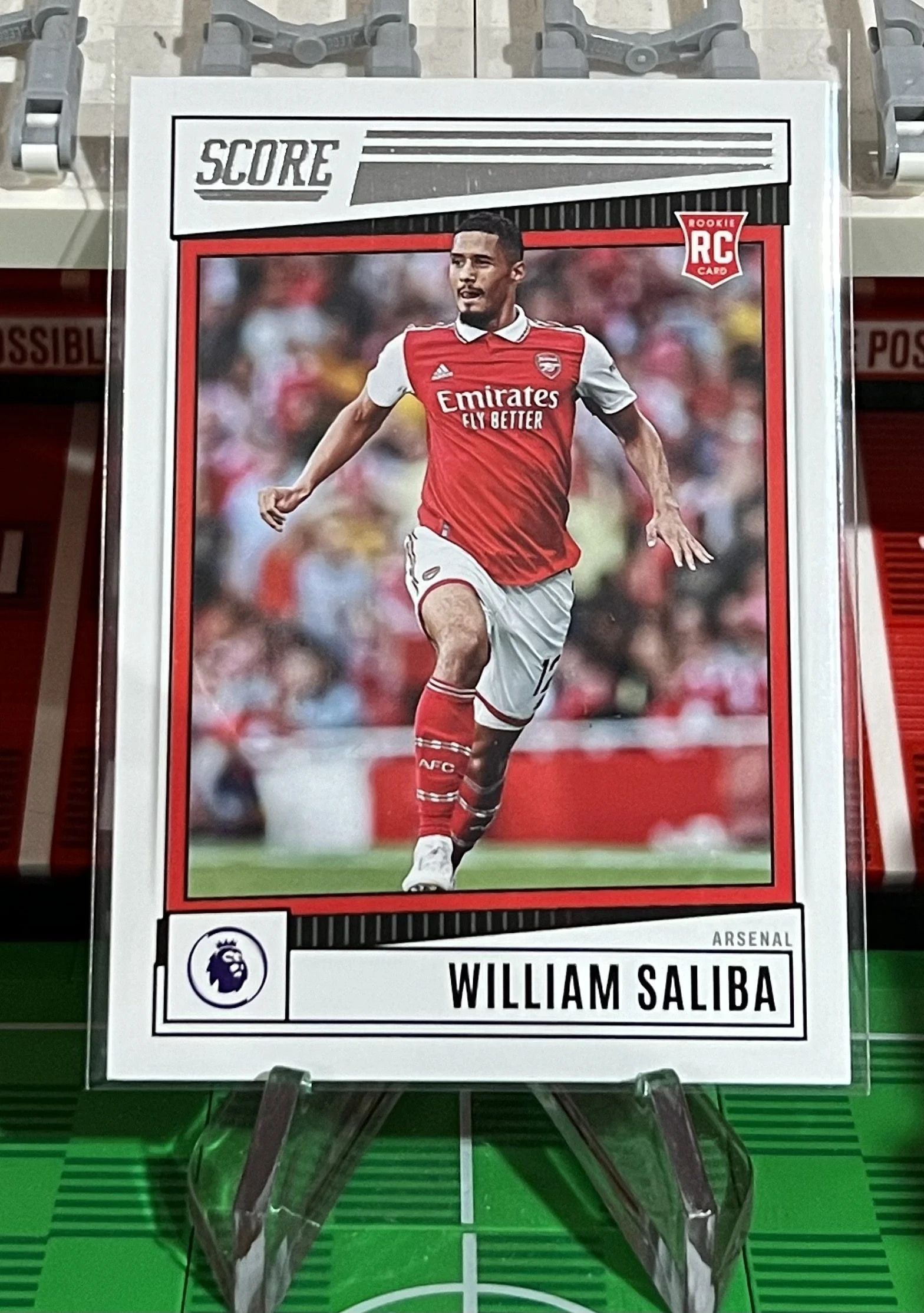 william saliba 2023 Panini Score Card