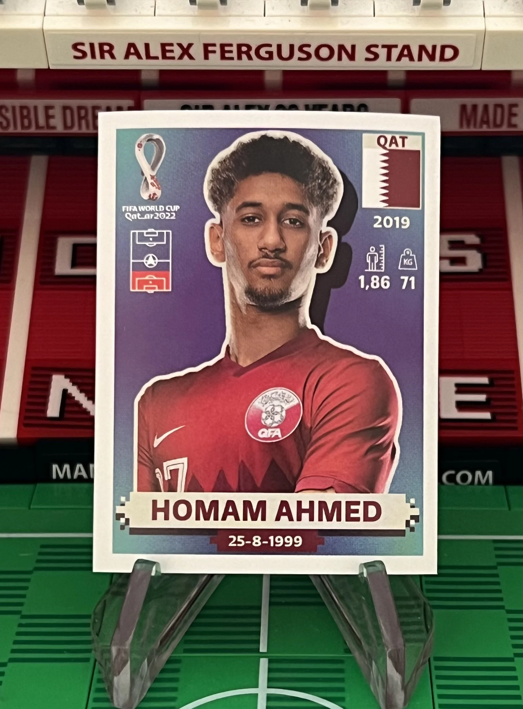 homam ahmed world cup qatar panini sticker