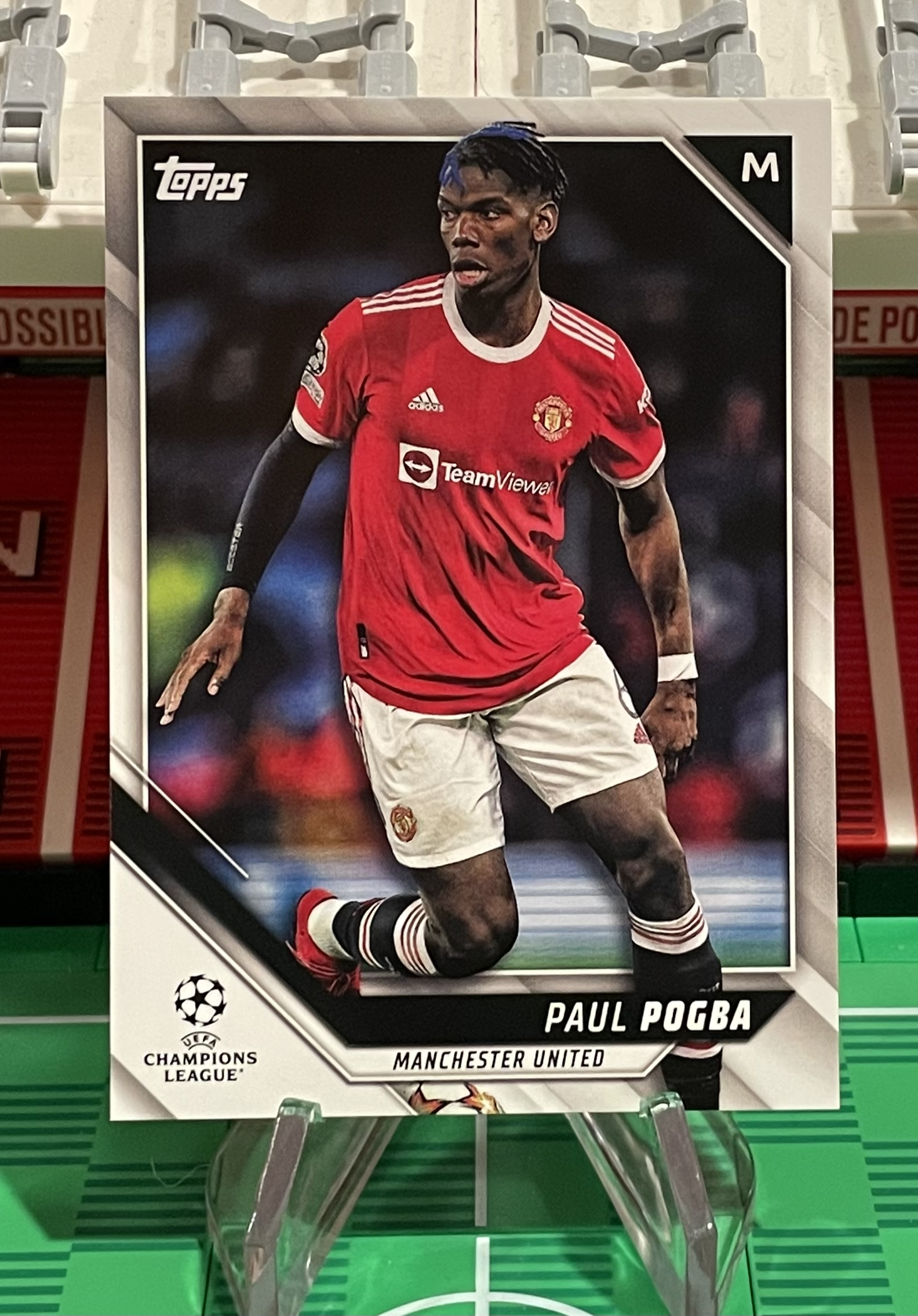 paul pogba 2022 topps uefa champions league card