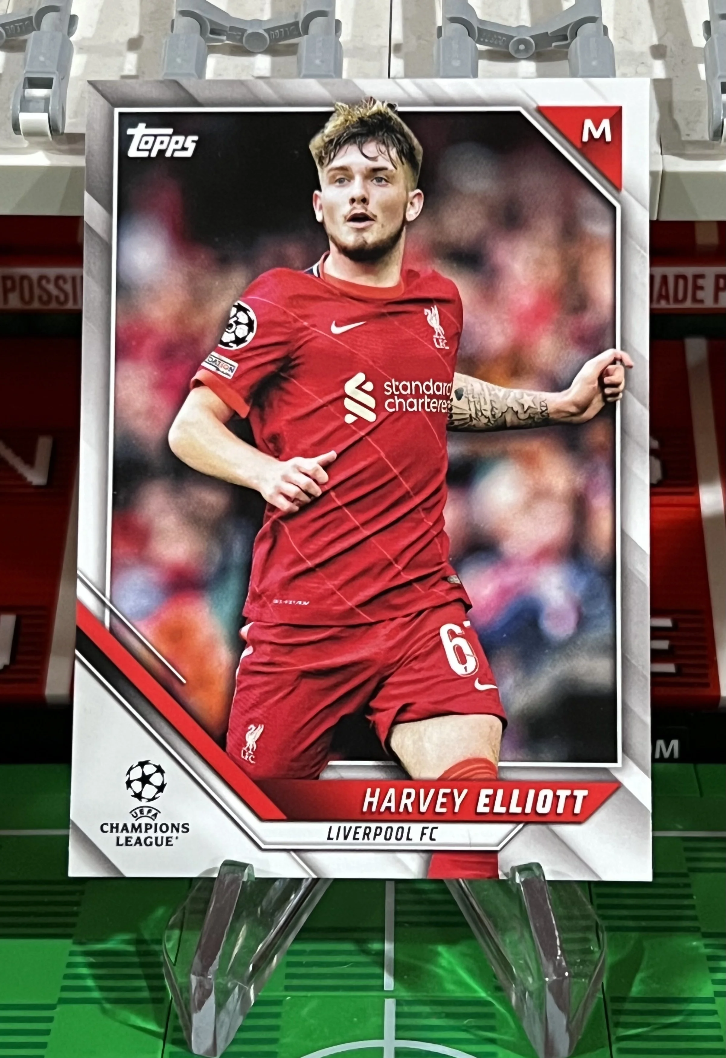 harvey elliott 2022 topps uefa champions league card