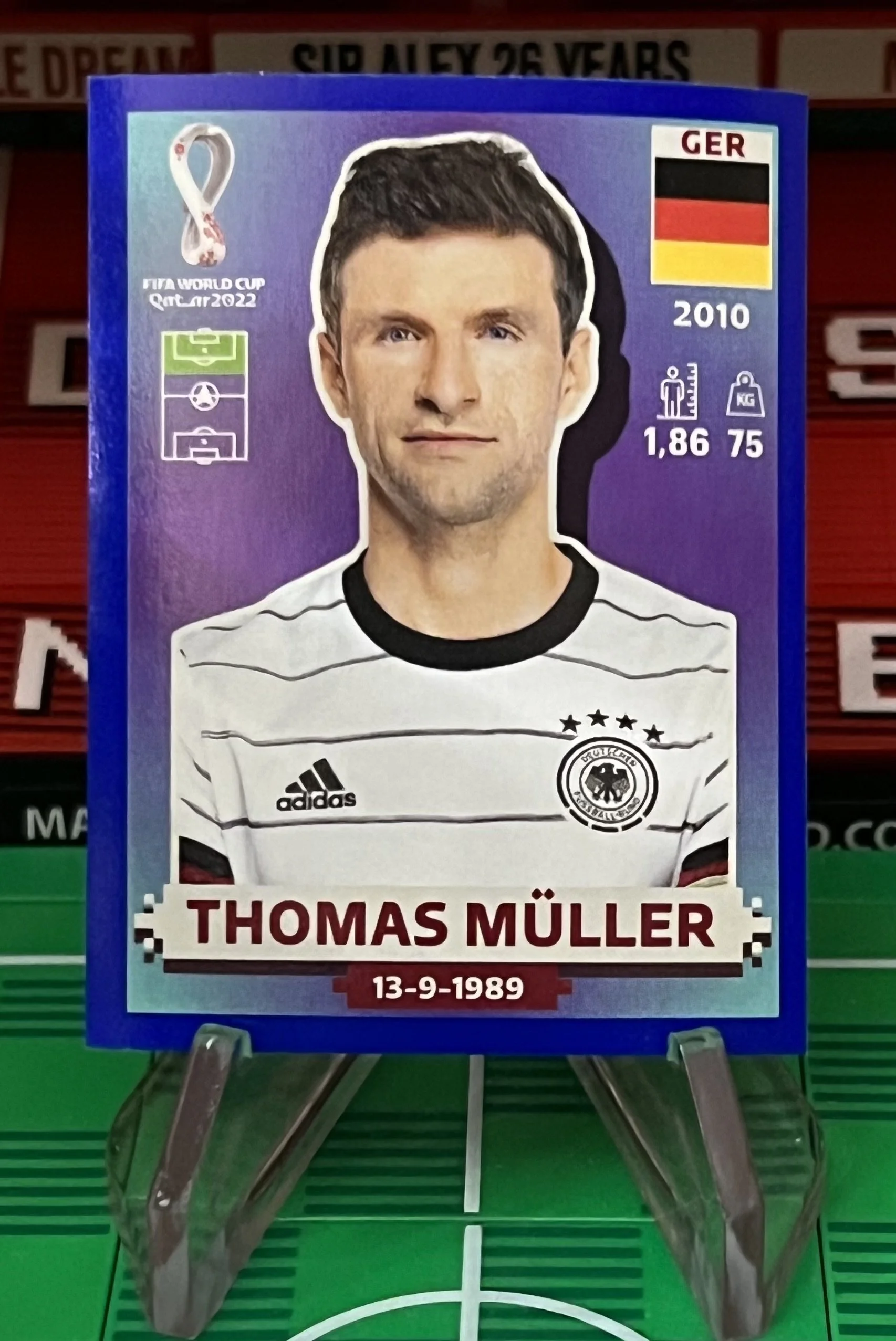thomas muller world cup qatar panini sticker