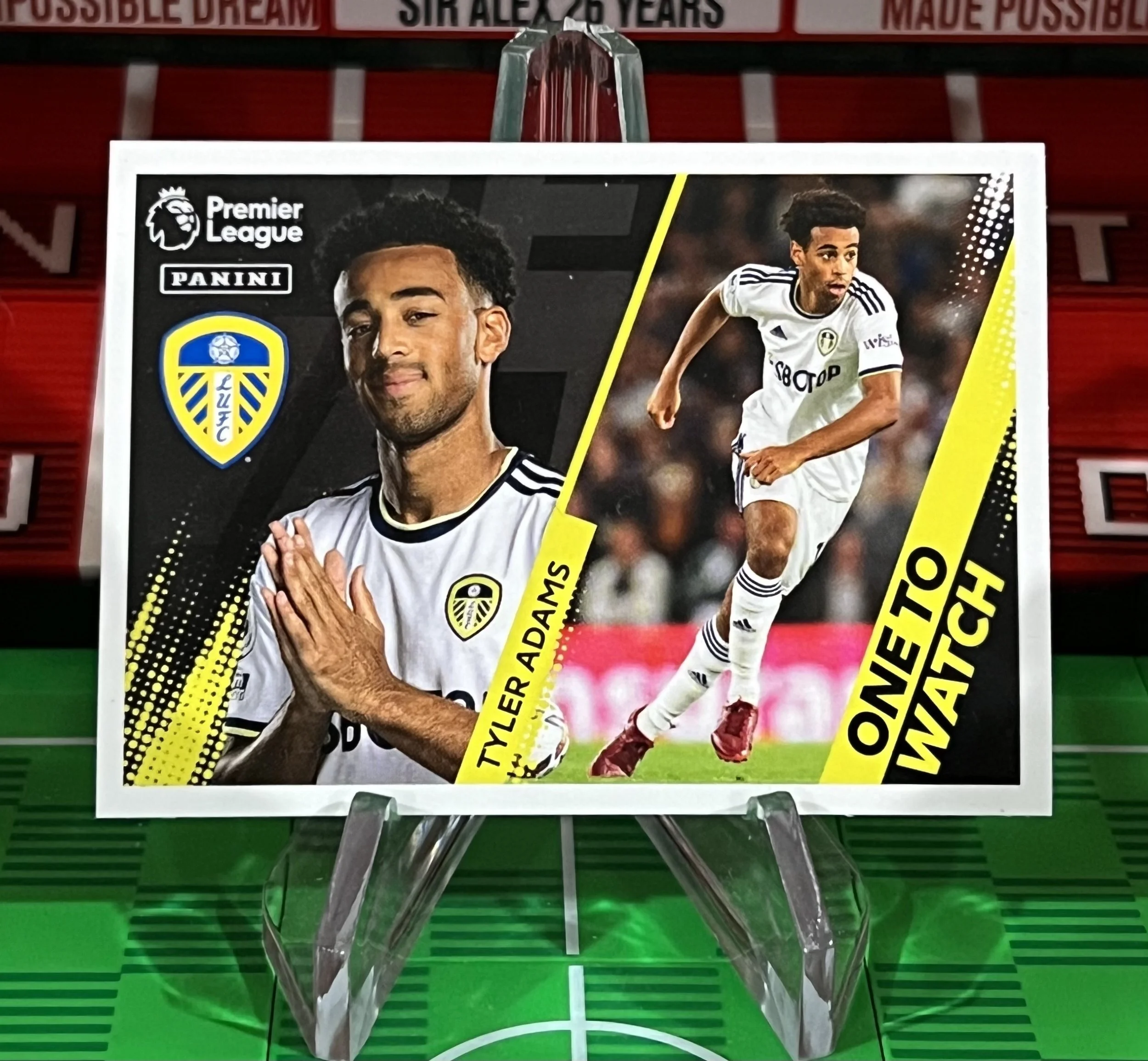tyler adams 2023 panini one to watch sticker.