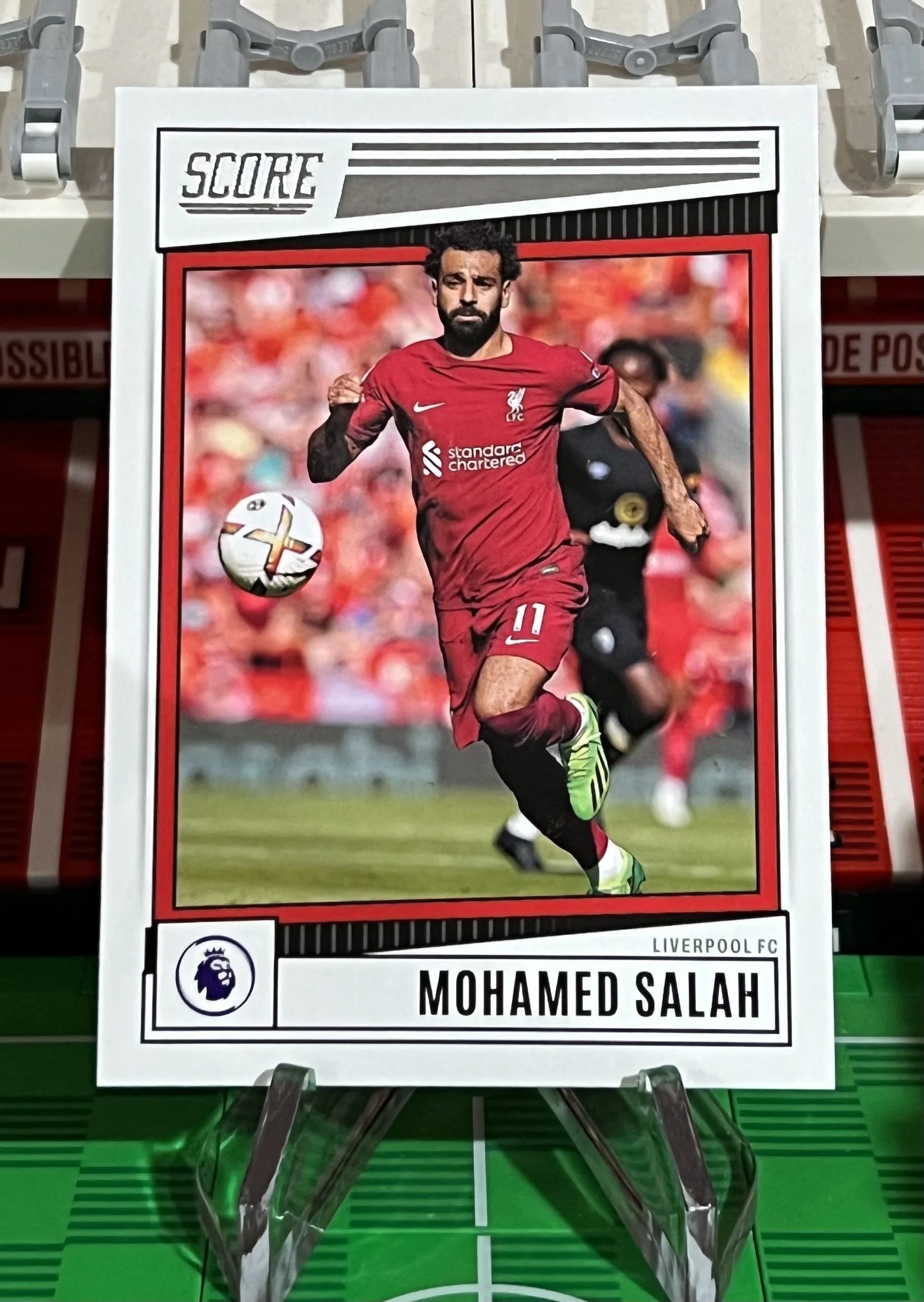 mohamed salah 2023 Panini Score Card