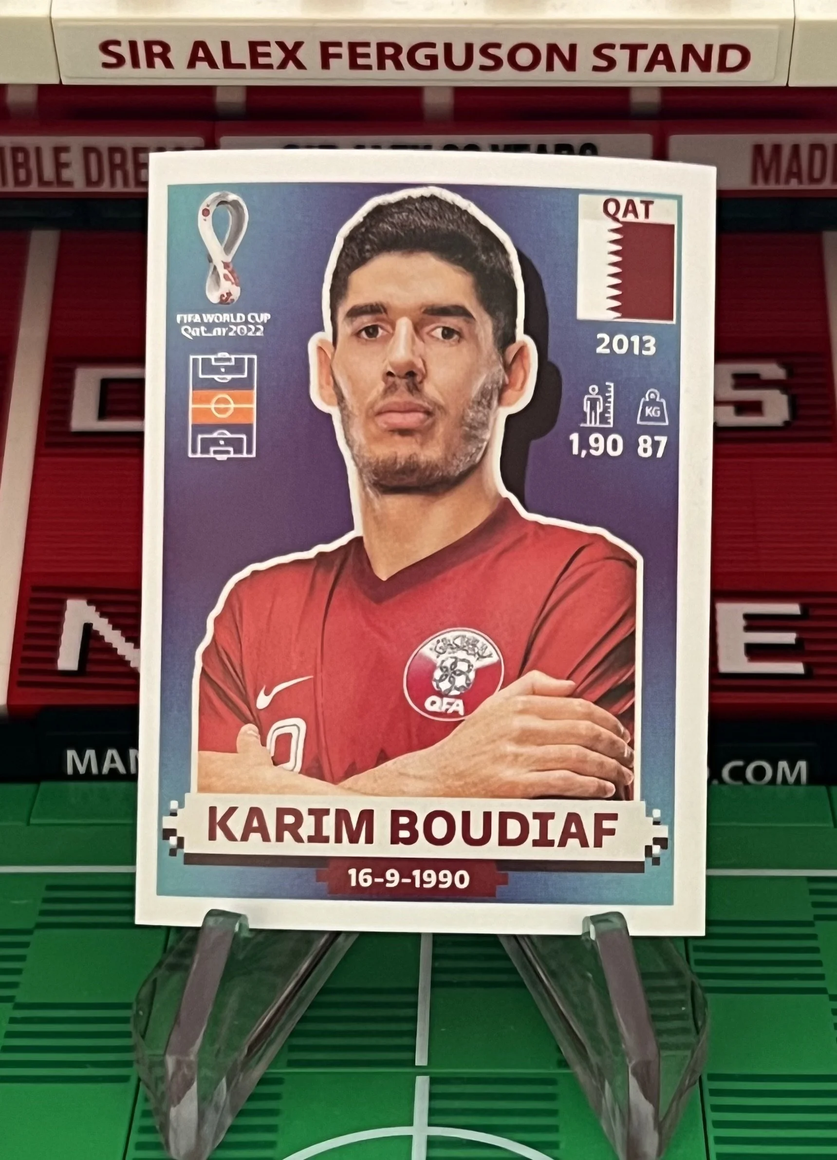 karim boudiaf world cup qatar panini sticker