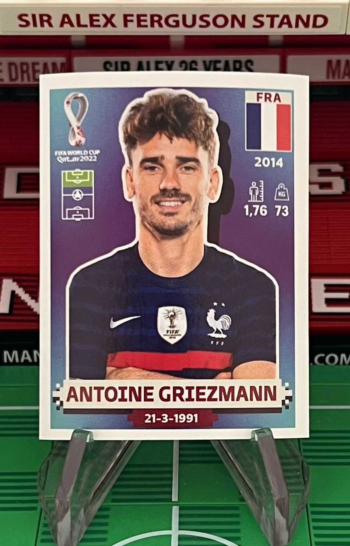 antoine griezmann world cup qatar panini sticker