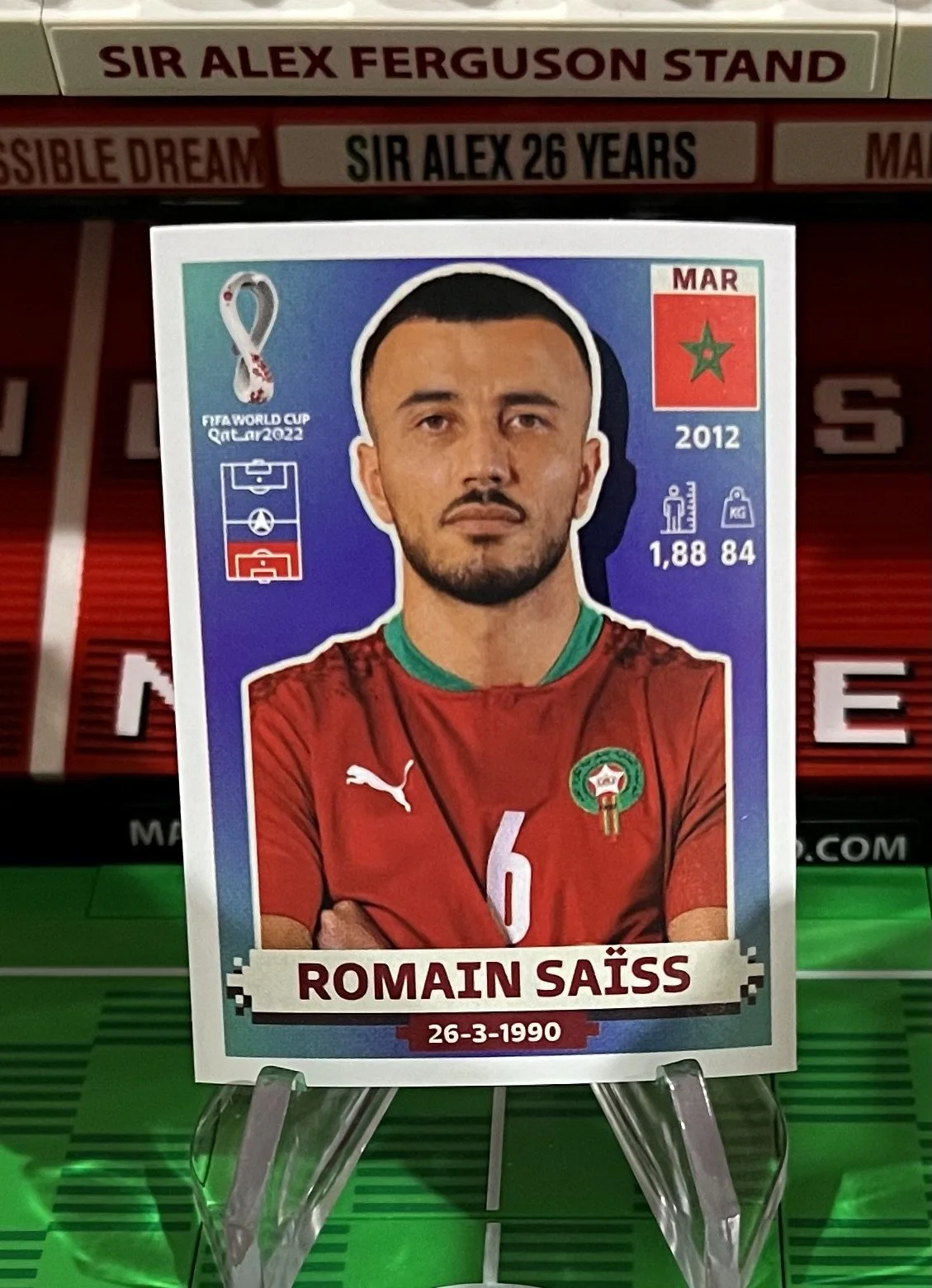 romain saiss world cup qatar panini sticker