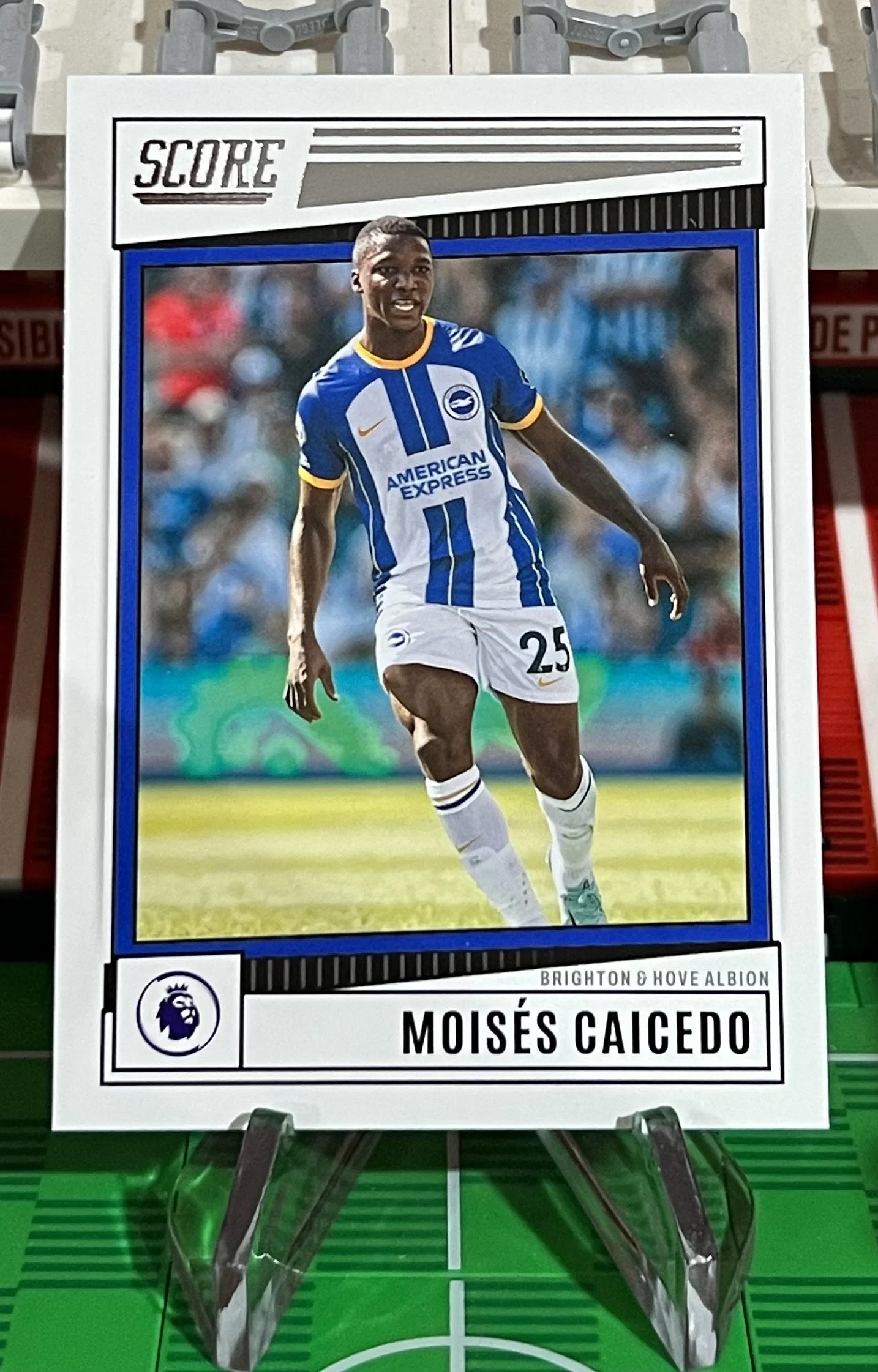 moises caicedo 2023 Panini Score Card