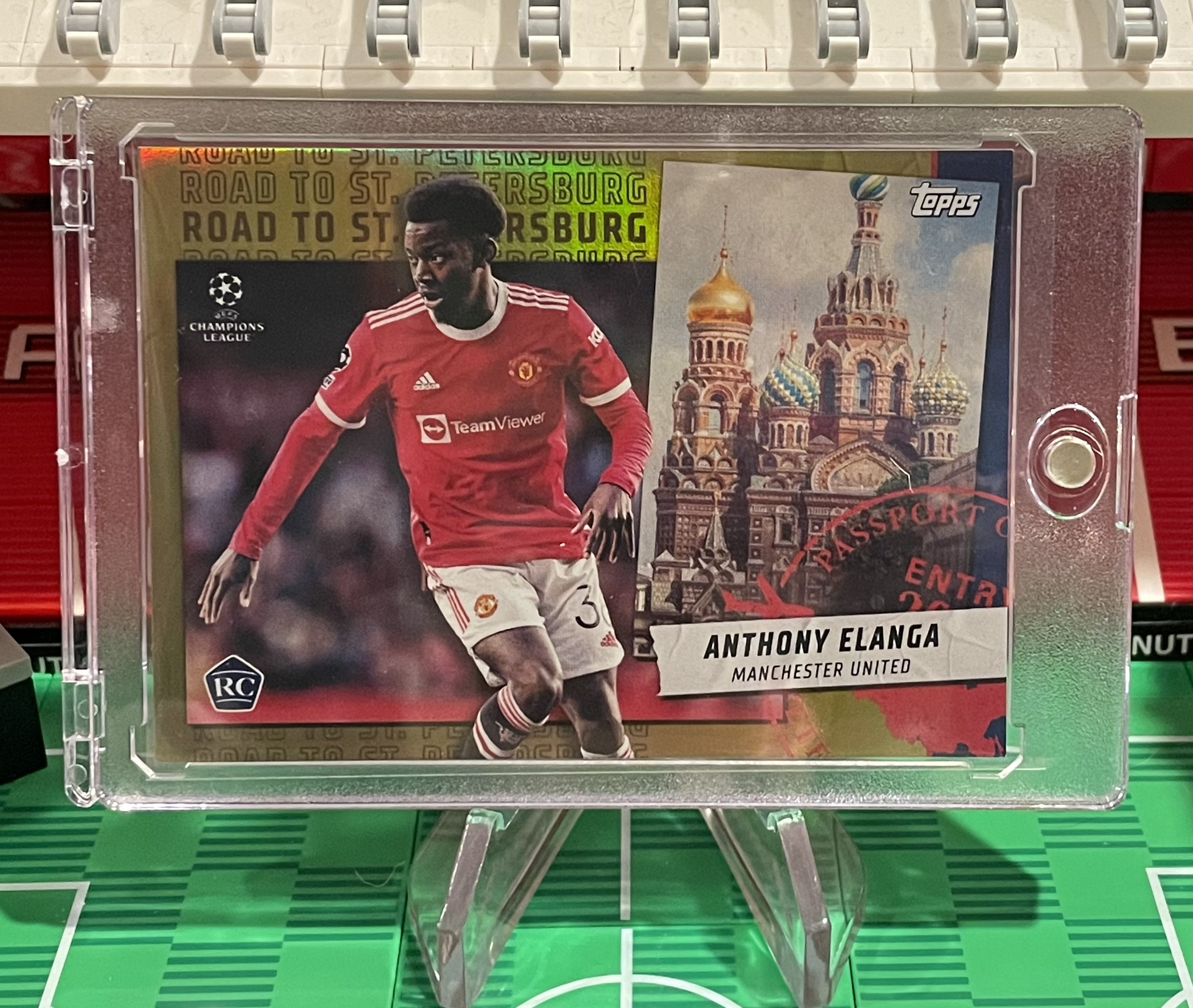 anthony elanga rookie card 2022 topps uefa champions league 37/50