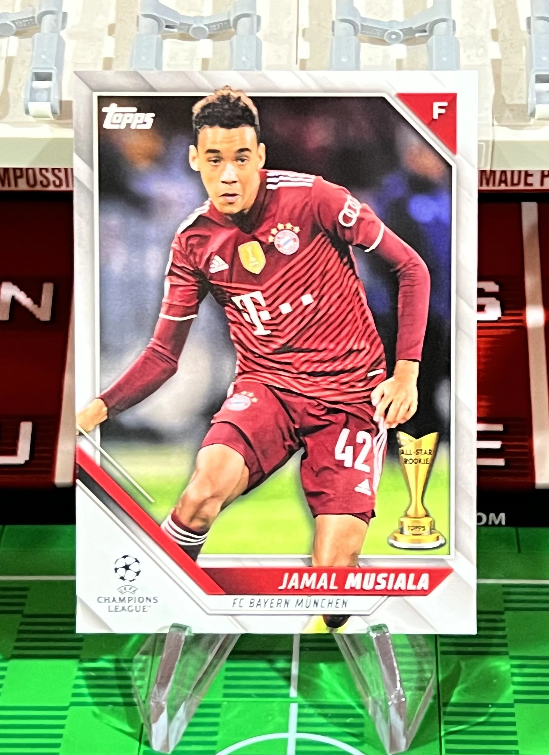 jamal musiala 2022 topps uefa champions league card