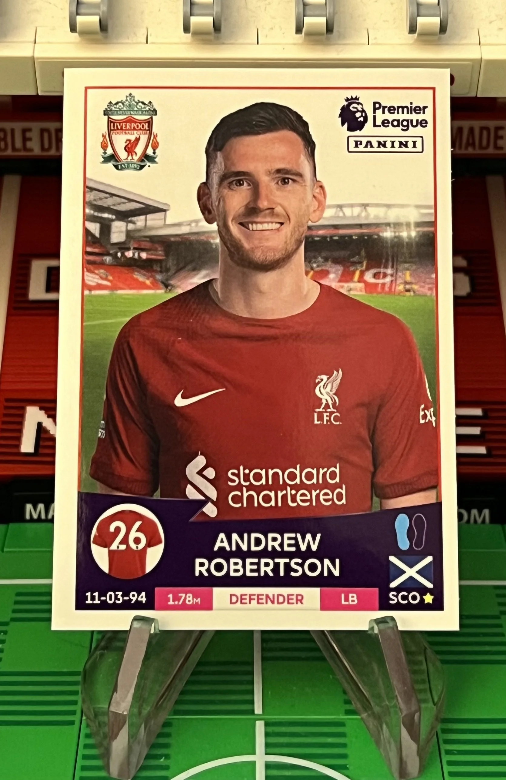 andrew robertson 2023 panini sticker